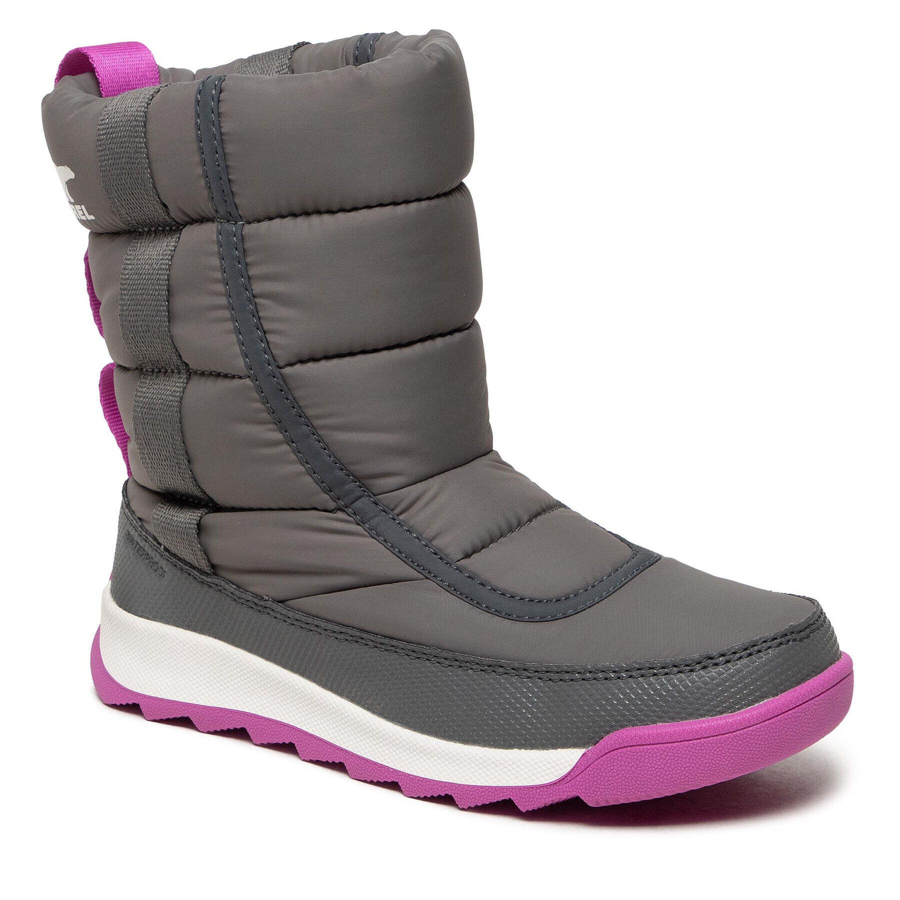 Sorel Sněhule Youth Whitney II Puffy Mid Wp NY3873 Šedá - Pepit.cz