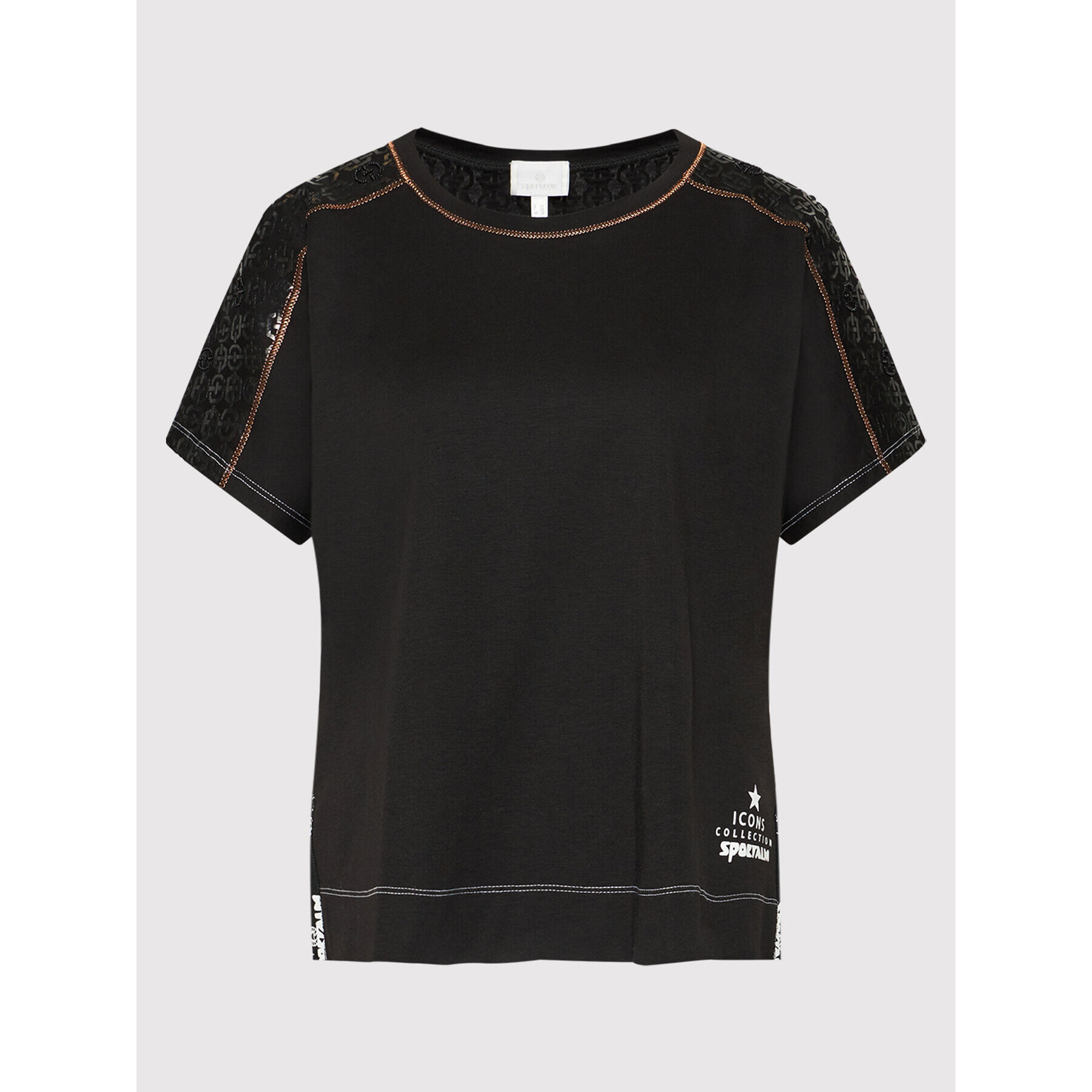 Sportalm T-Shirt 9612521723 Černá Regular Fit - Pepit.cz