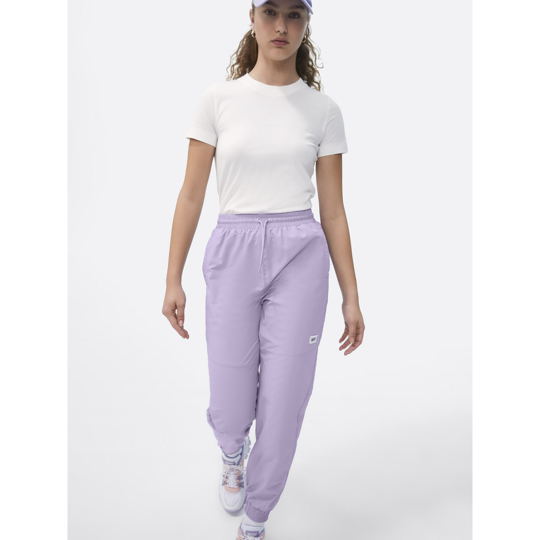 Sprandi Joggers kalhoty SP22-SPD112 Fialová Regular Fit - Pepit.cz