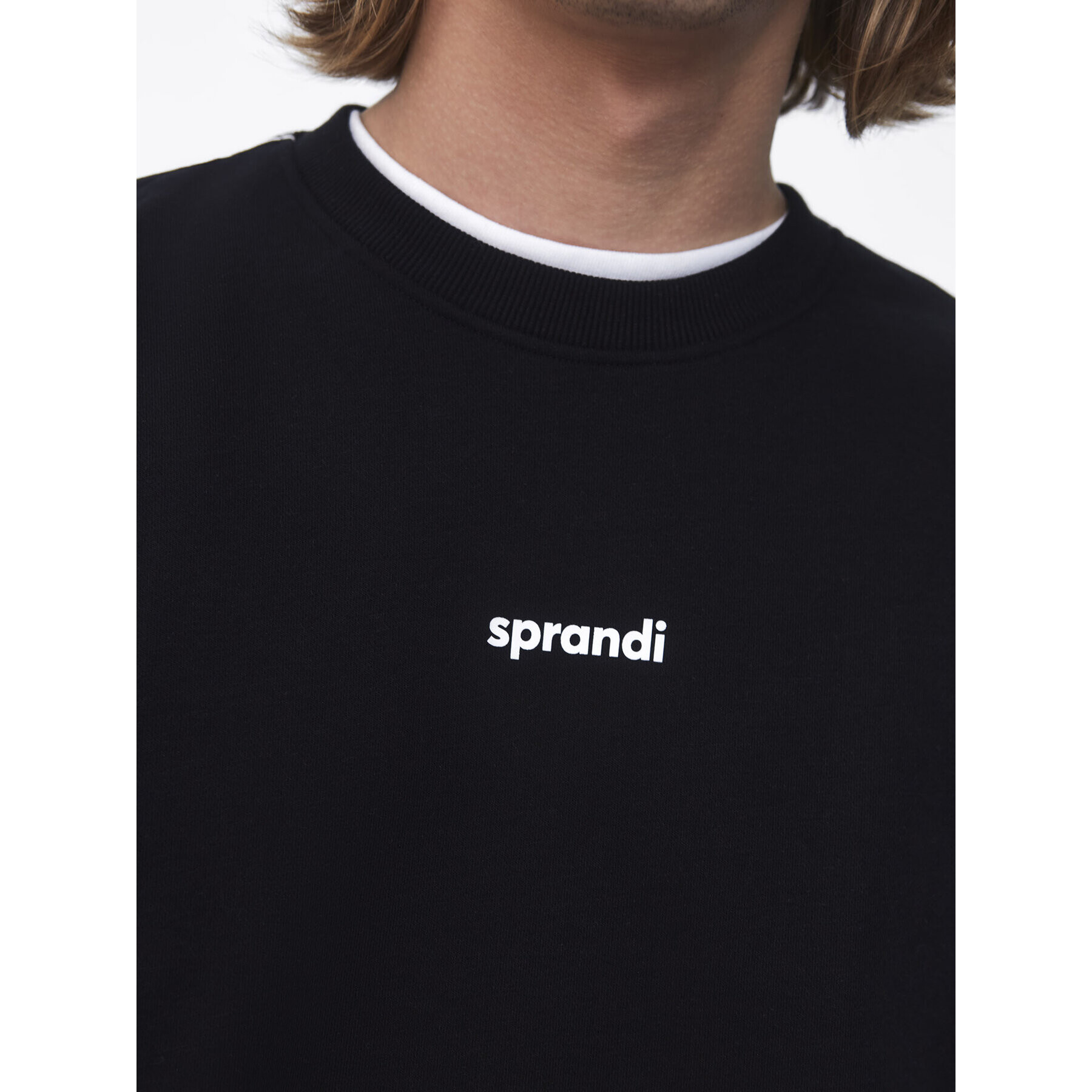 Sprandi Mikina SP22-BJM020 Černá Relaxed Fit - Pepit.cz