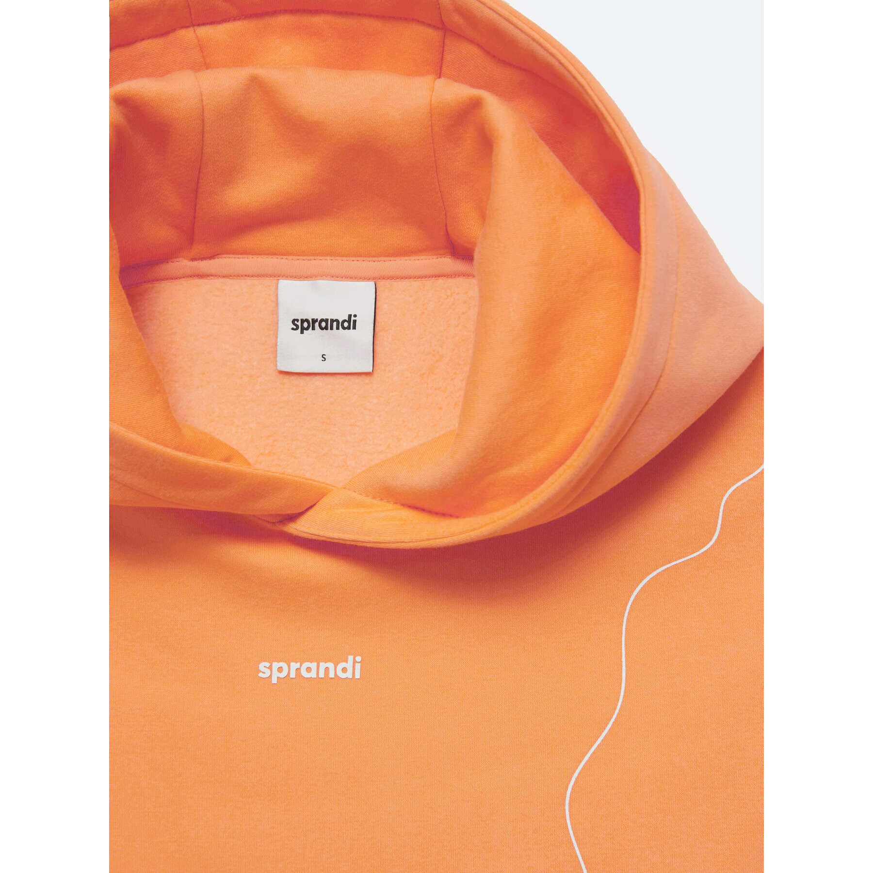 Sprandi Mikina SP22-BLD001 Oranžová Relaxed Fit - Pepit.cz