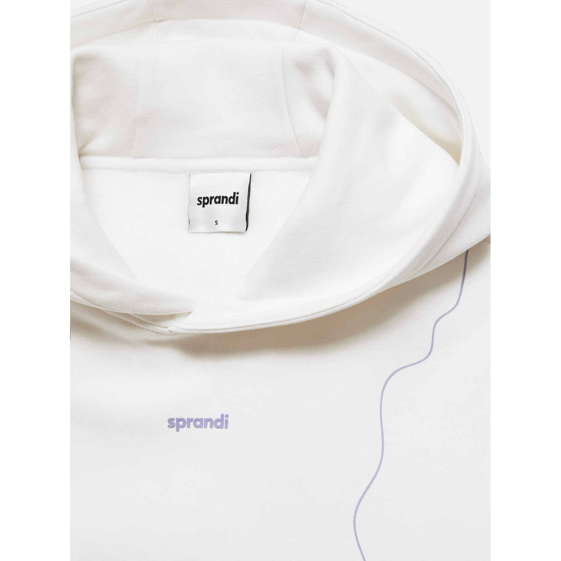 Sprandi Mikina SP22-BLD002 Bílá Relaxed Fit - Pepit.cz