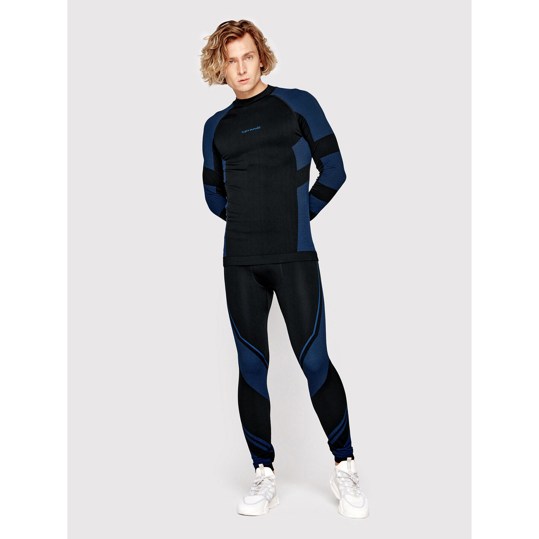 Sprandi S dlouhým rukávem THERMO SP22-TSML512 Černá Slim Fit - Pepit.cz