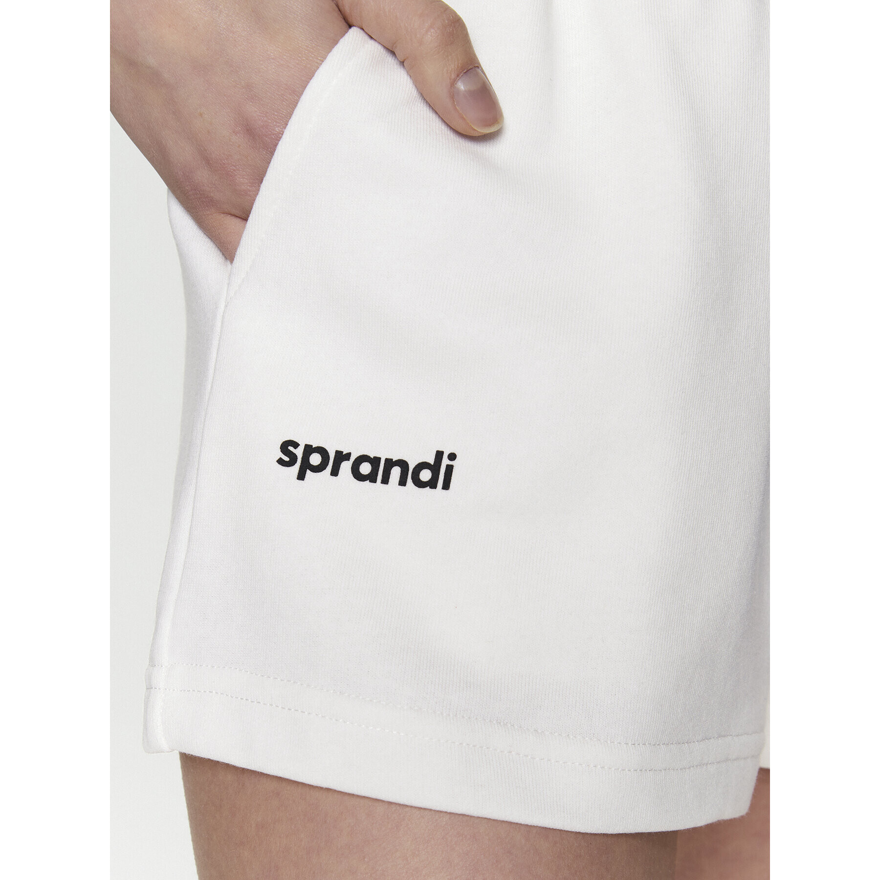 Sprandi Sportovní kraťasy SP3-SKD022 Bílá Regular Fit - Pepit.cz