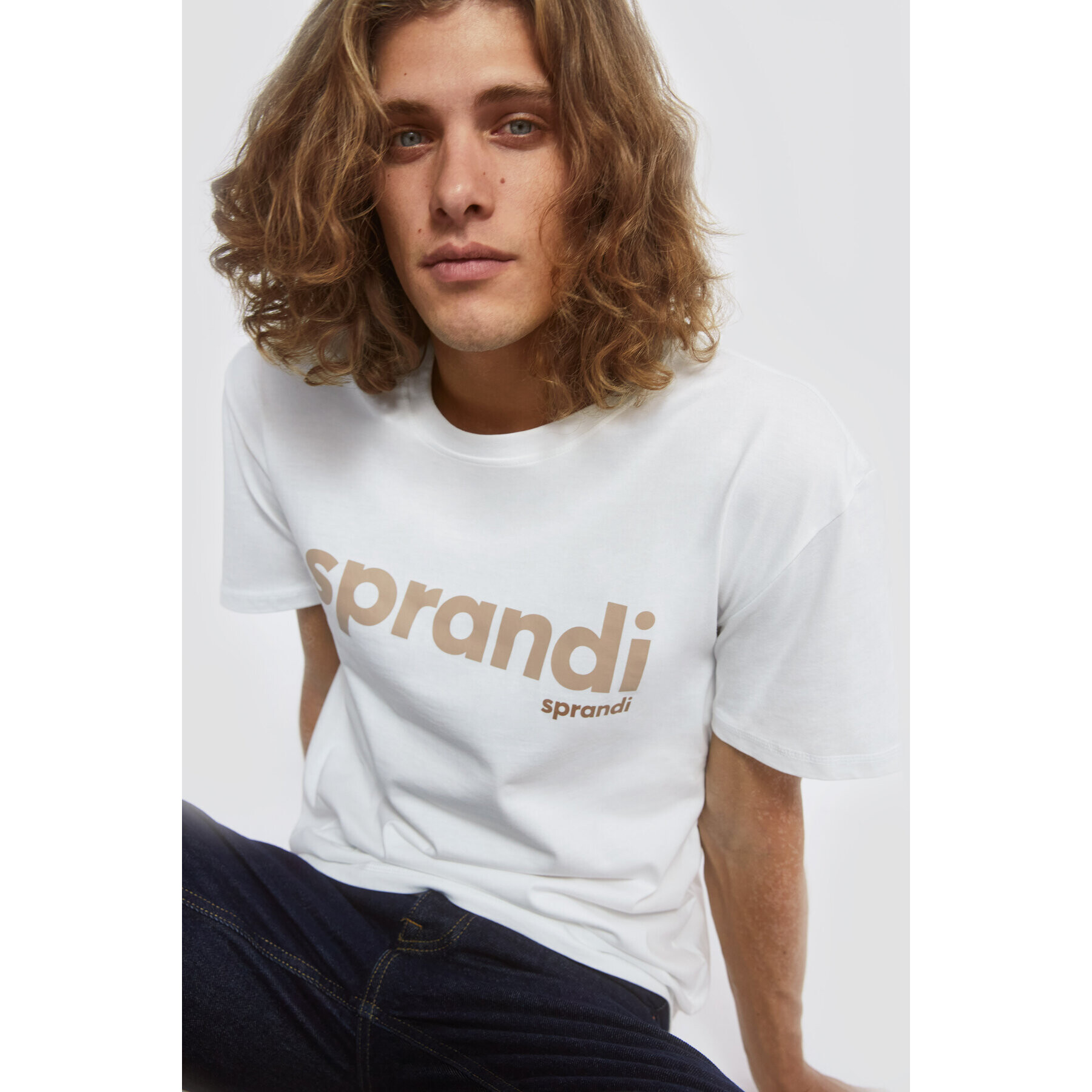 Sprandi T-Shirt AW21-TSM011 Bílá Regular Fit - Pepit.cz