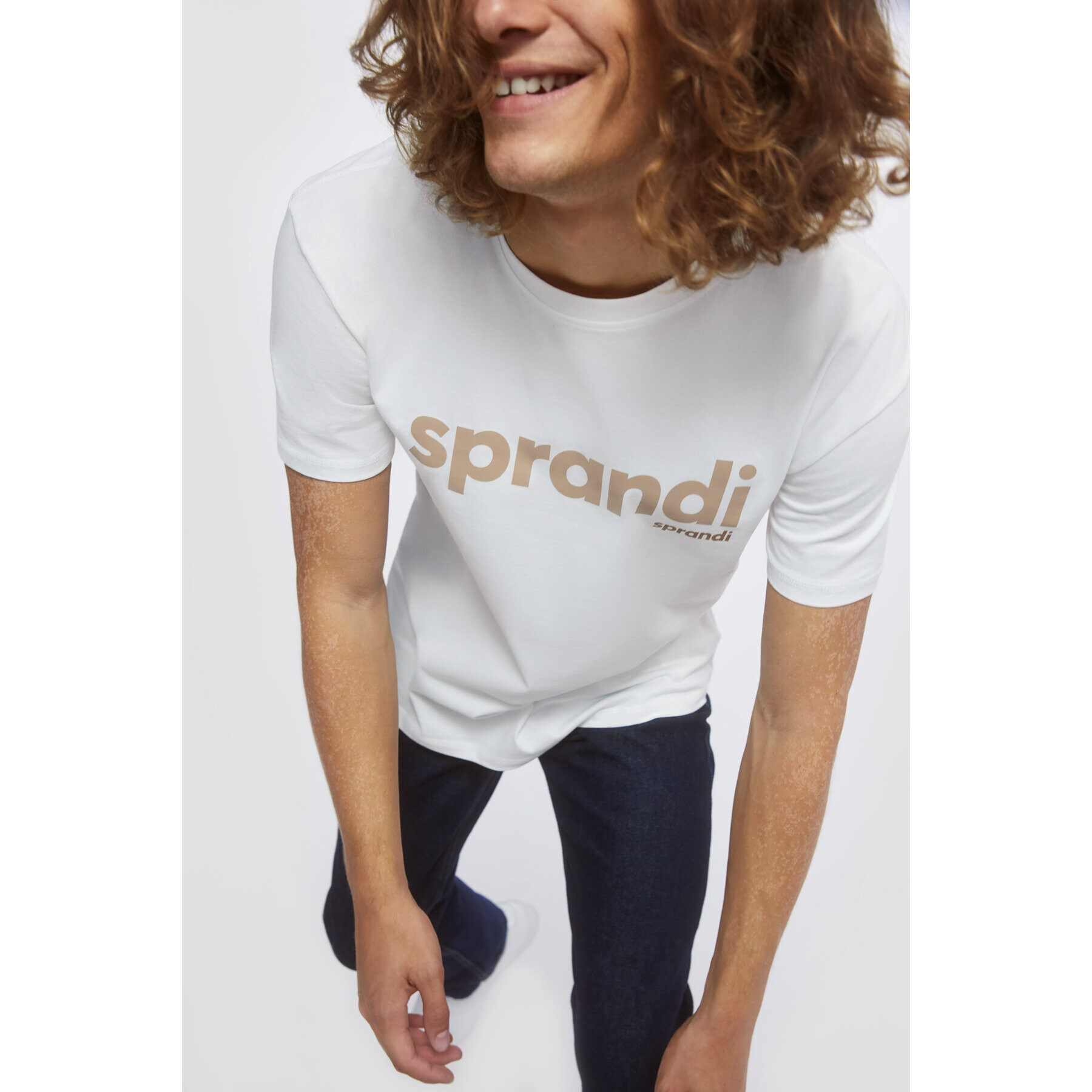 Sprandi T-Shirt AW21-TSM011 Bílá Regular Fit - Pepit.cz