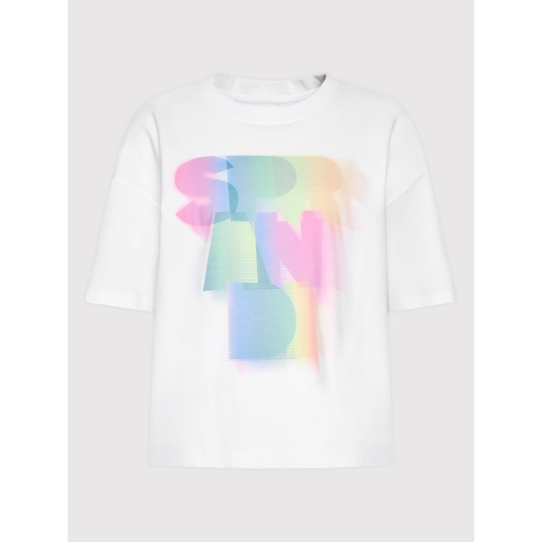 Sprandi T-Shirt SP22-TSD510 Bílá Regular Fit - Pepit.cz