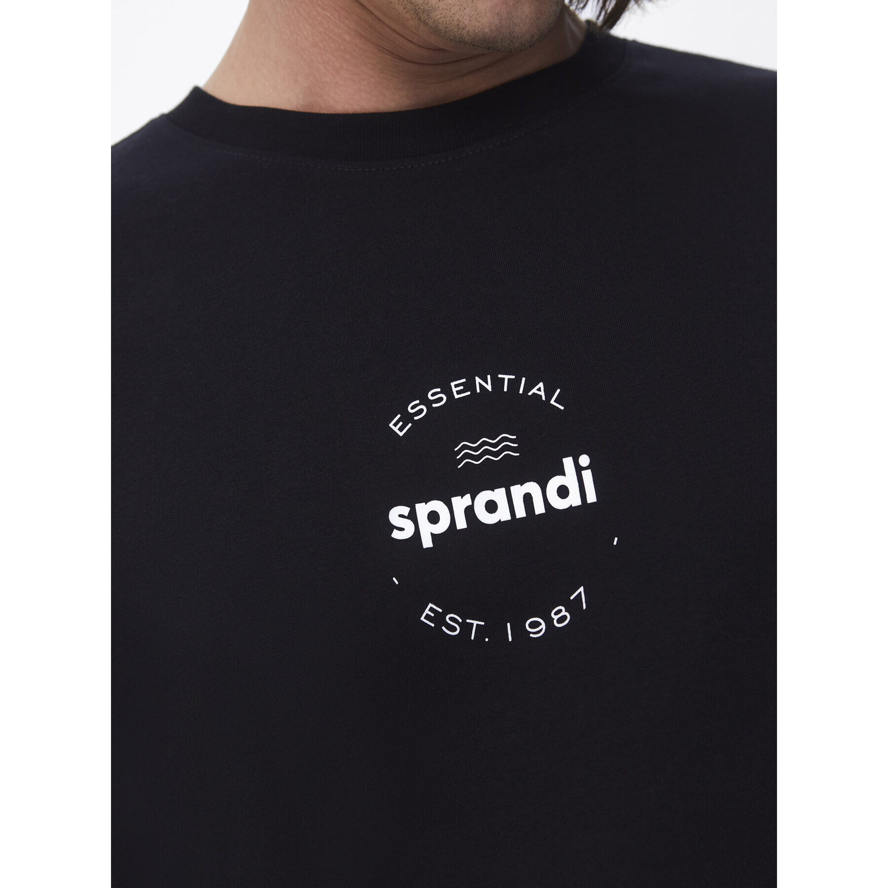 Sprandi T-Shirt SP22-TSM003 Černá Regular Fit - Pepit.cz