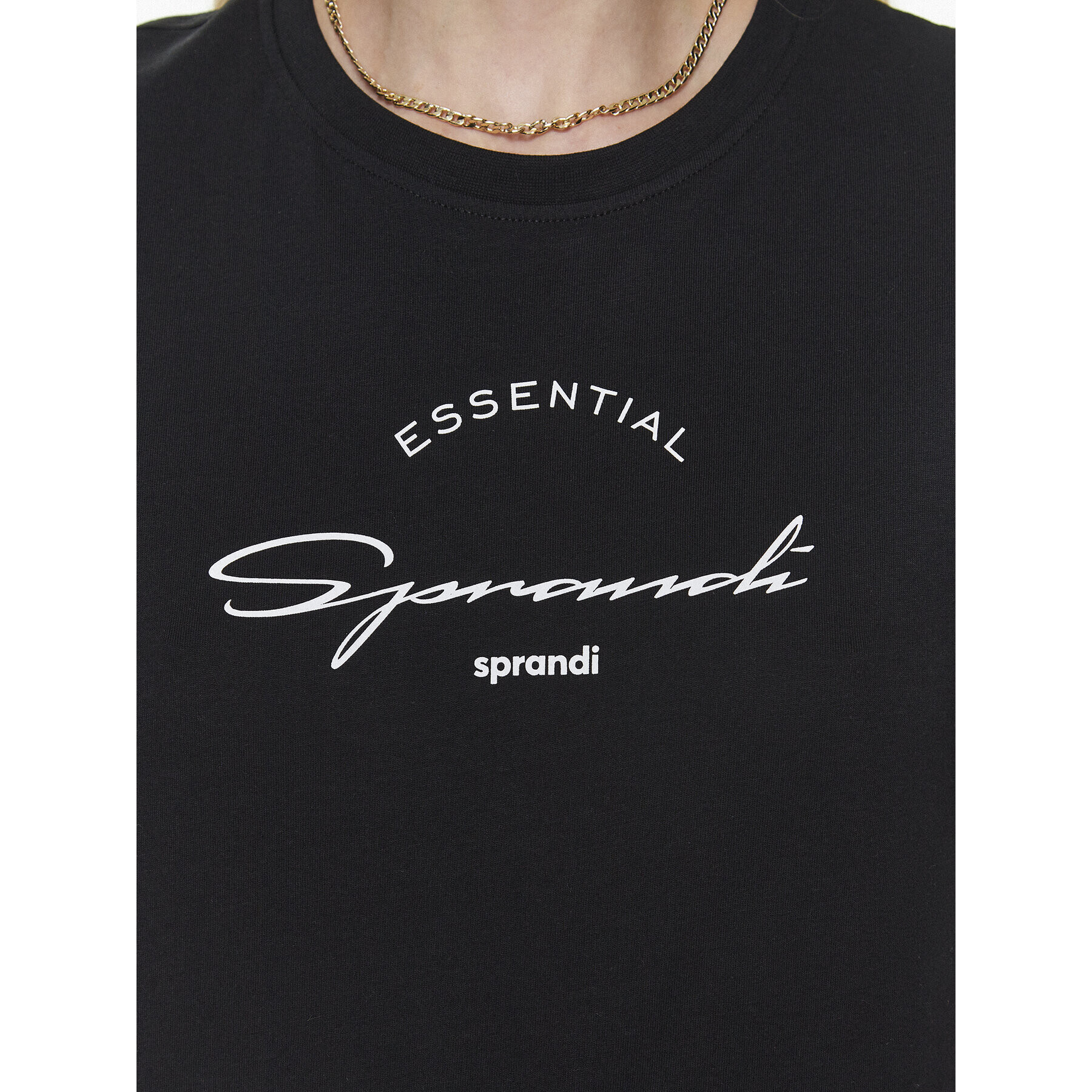 Sprandi T-Shirt SP3-TSD012 Černá Relaxed Fit - Pepit.cz