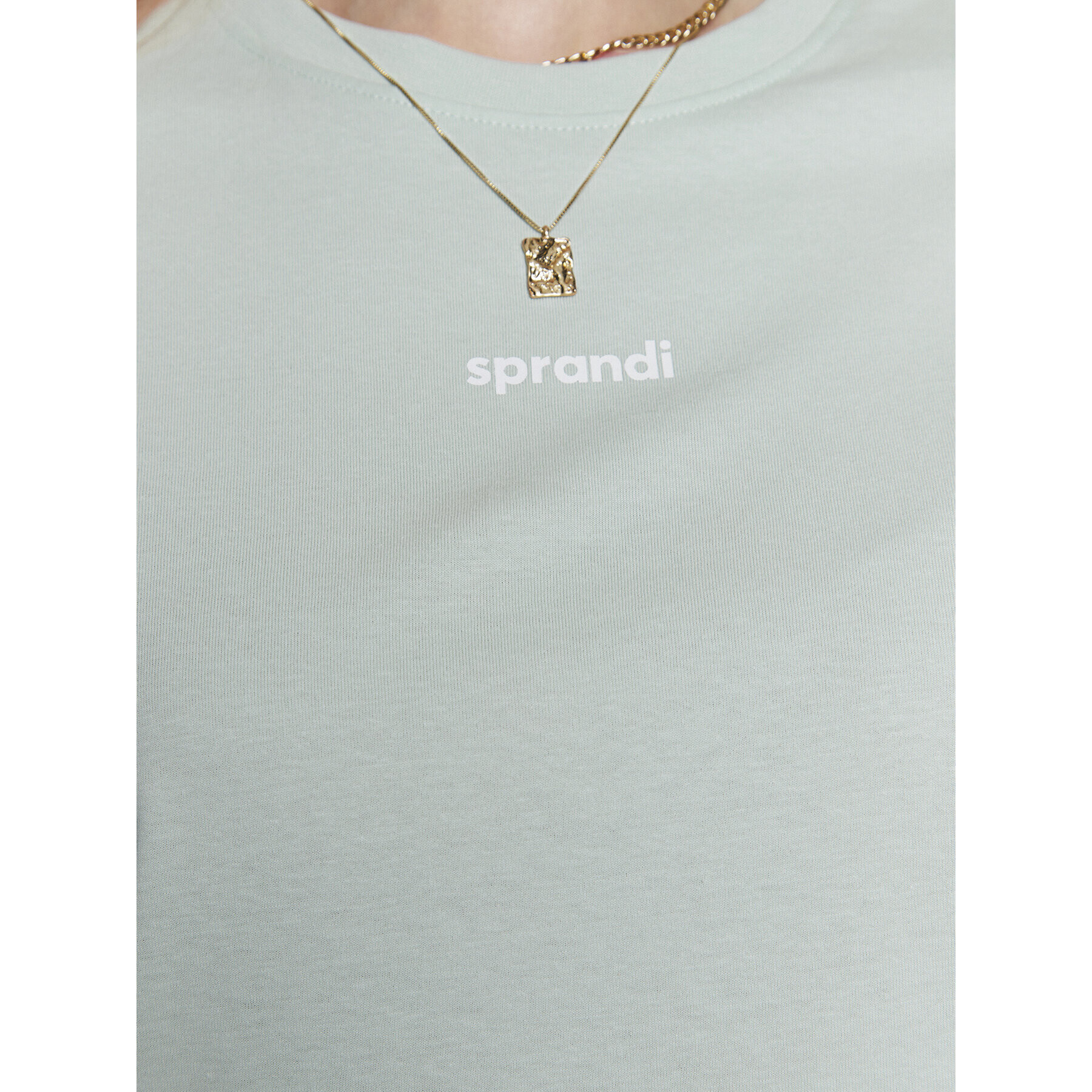 Sprandi T-Shirt SP3-TSD020 Zelená Relaxed Fit - Pepit.cz