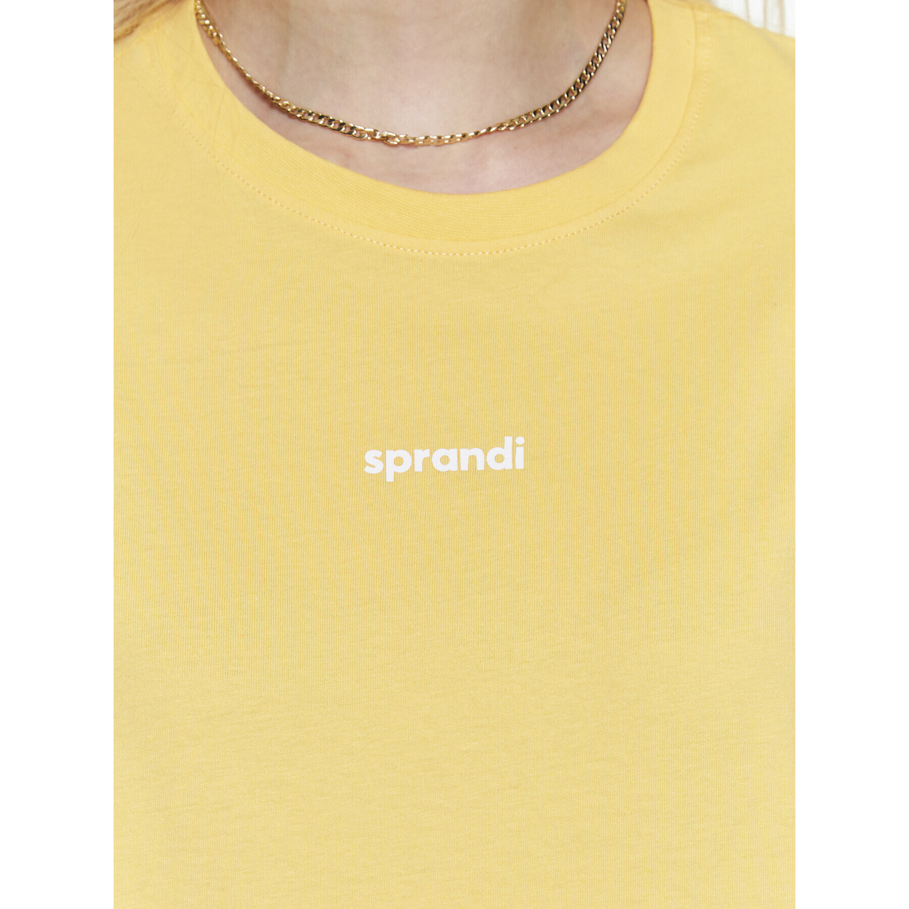 Sprandi T-Shirt SP3-TSD021 Žlutá Relaxed Fit - Pepit.cz