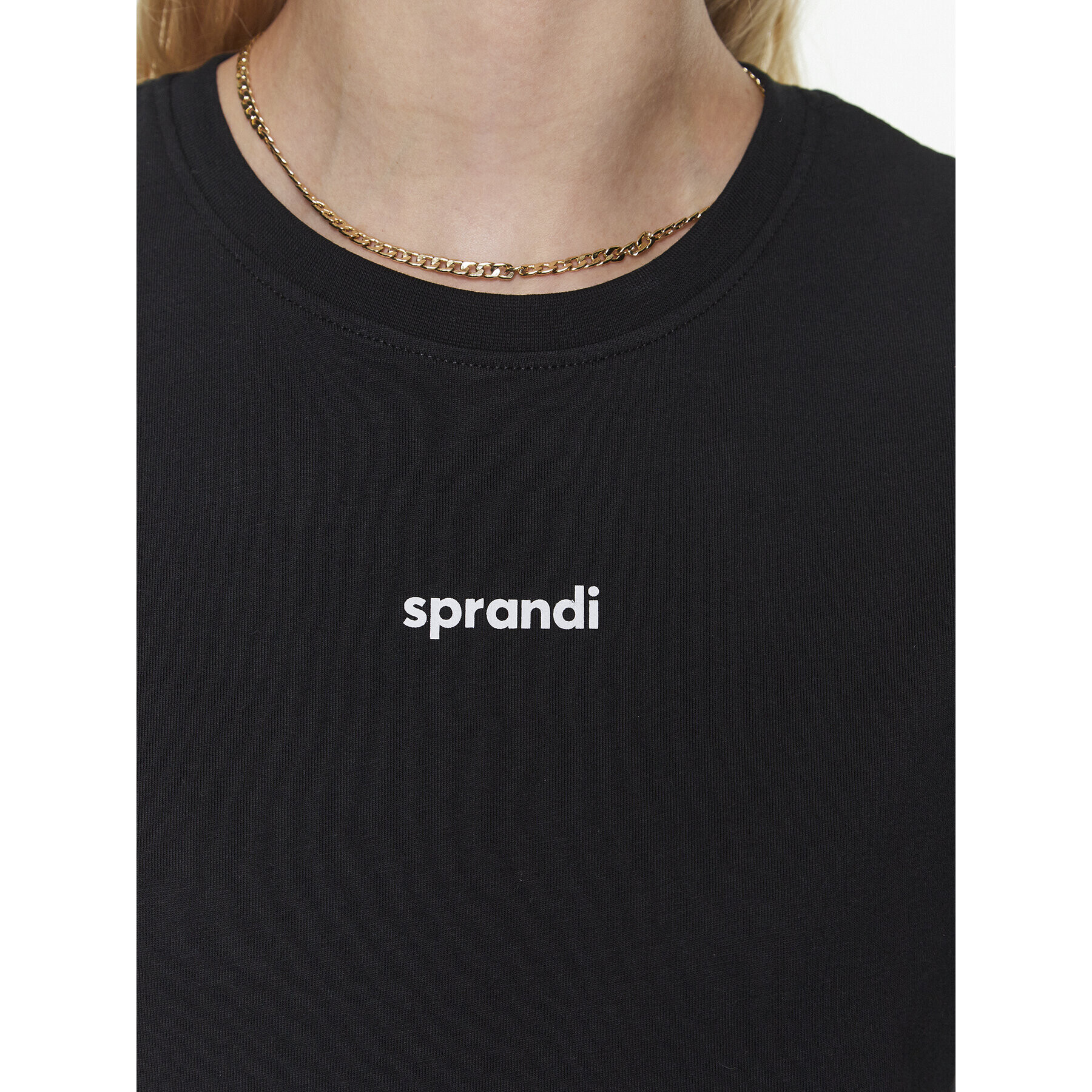 Sprandi T-Shirt SP3-TSD022 Černá Relaxed Fit - Pepit.cz