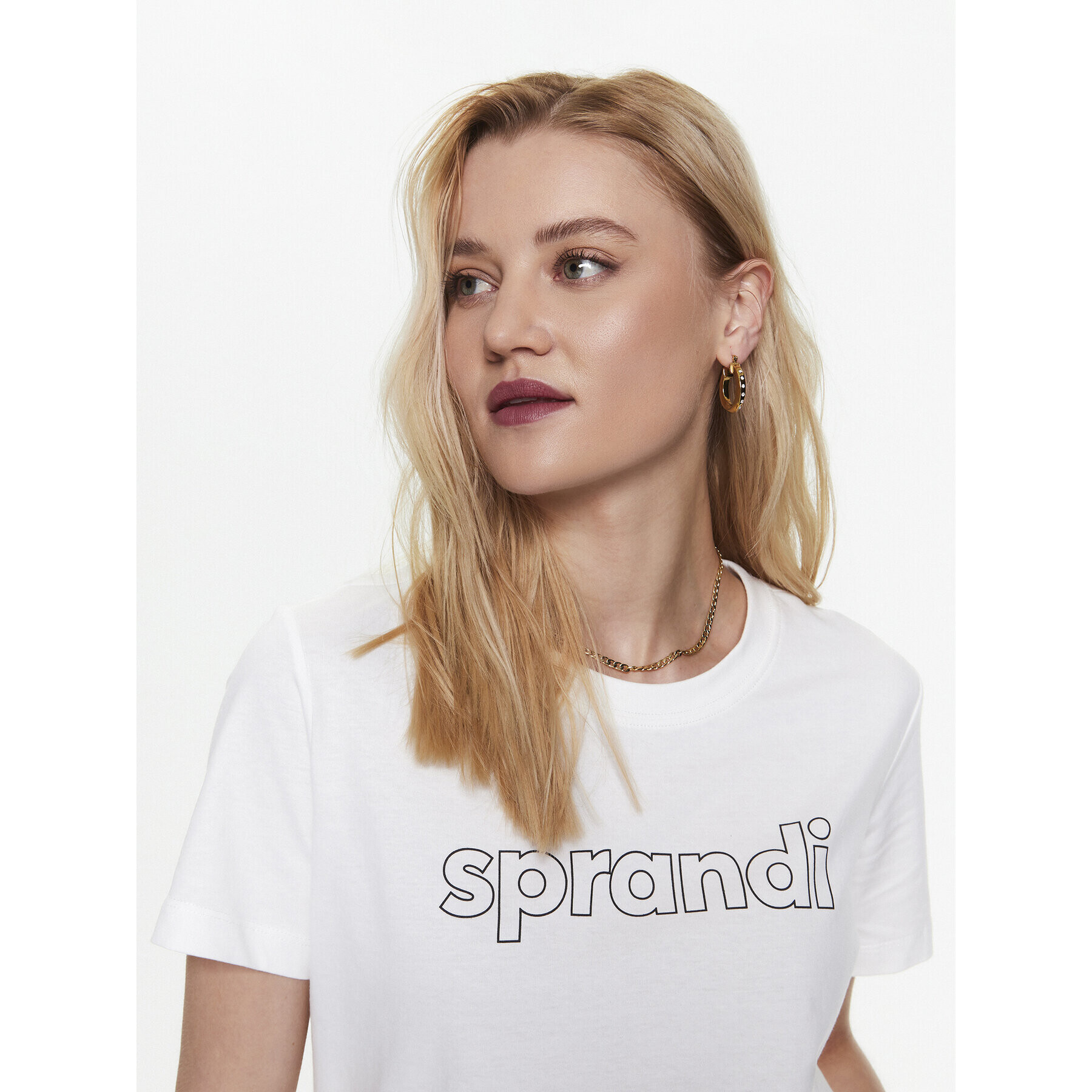 Sprandi T-Shirt SP3-TSD030 Bílá Relaxed Fit - Pepit.cz