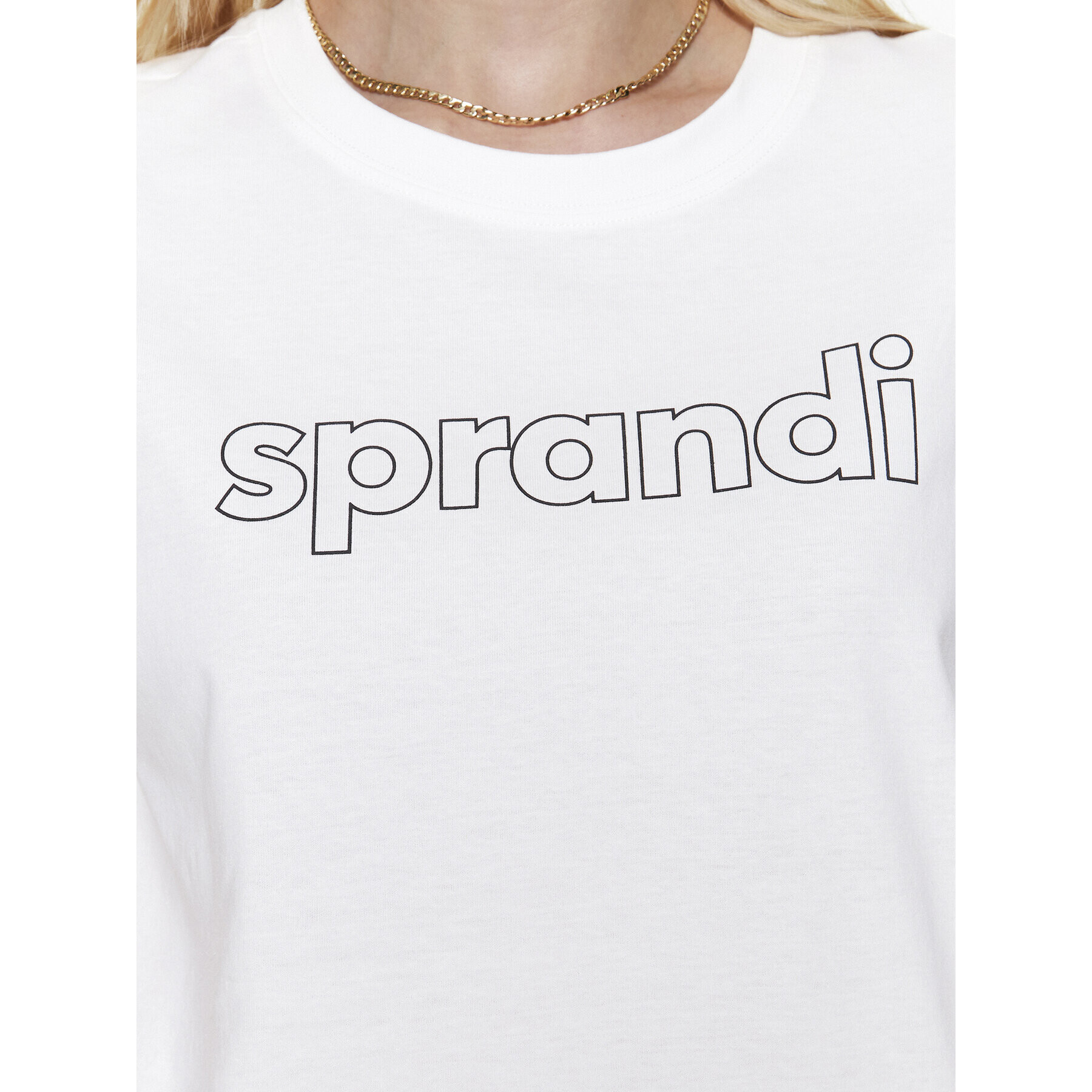 Sprandi T-Shirt SP3-TSD030 Bílá Relaxed Fit - Pepit.cz