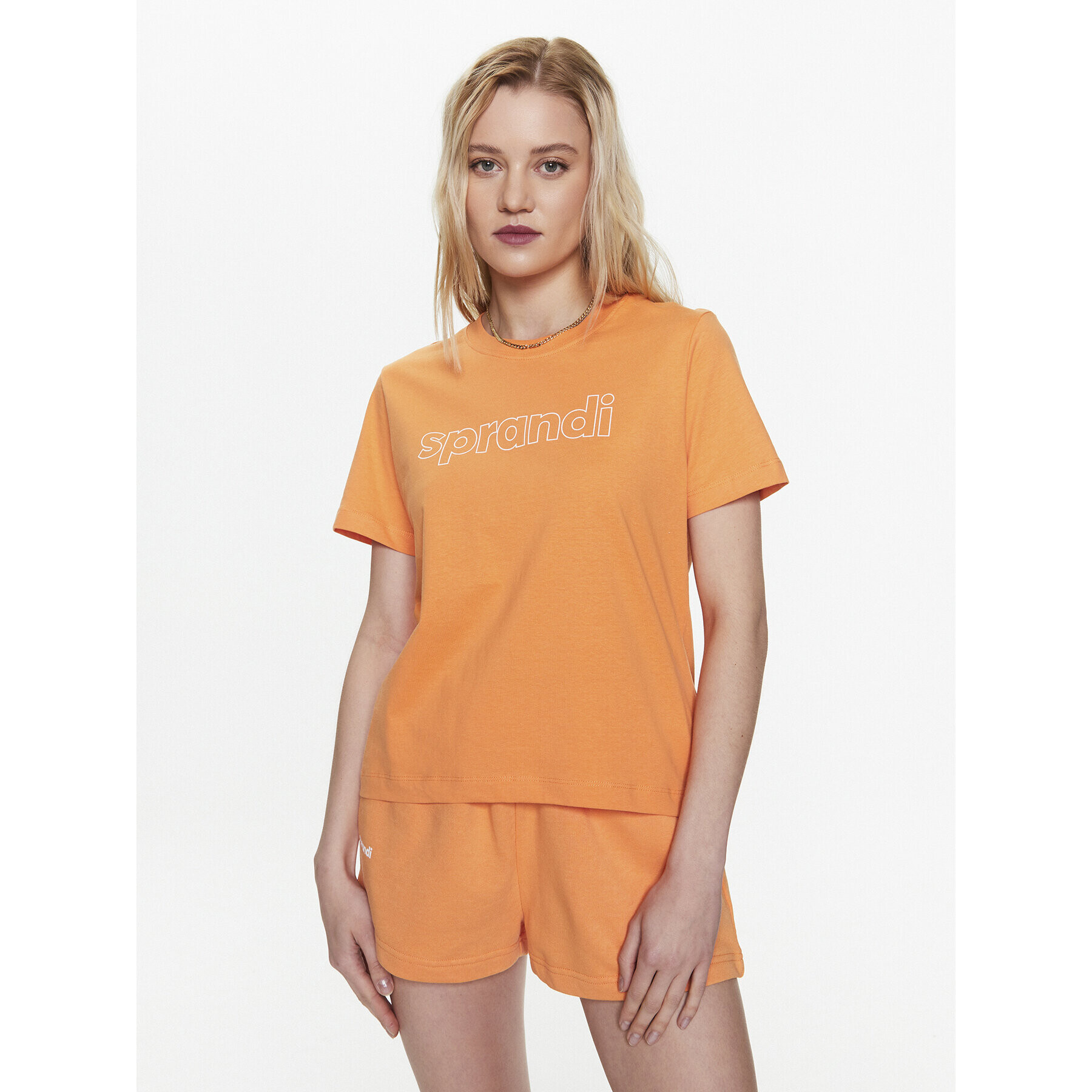 Sprandi T-Shirt SP3-TSD031 Oranžová Relaxed Fit - Pepit.cz