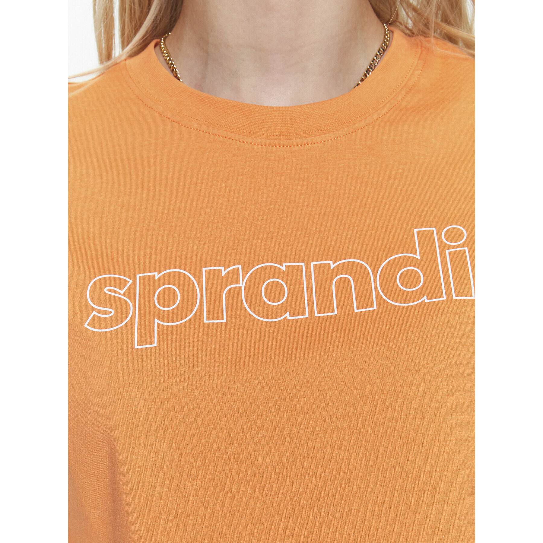 Sprandi T-Shirt SP3-TSD031 Oranžová Relaxed Fit - Pepit.cz