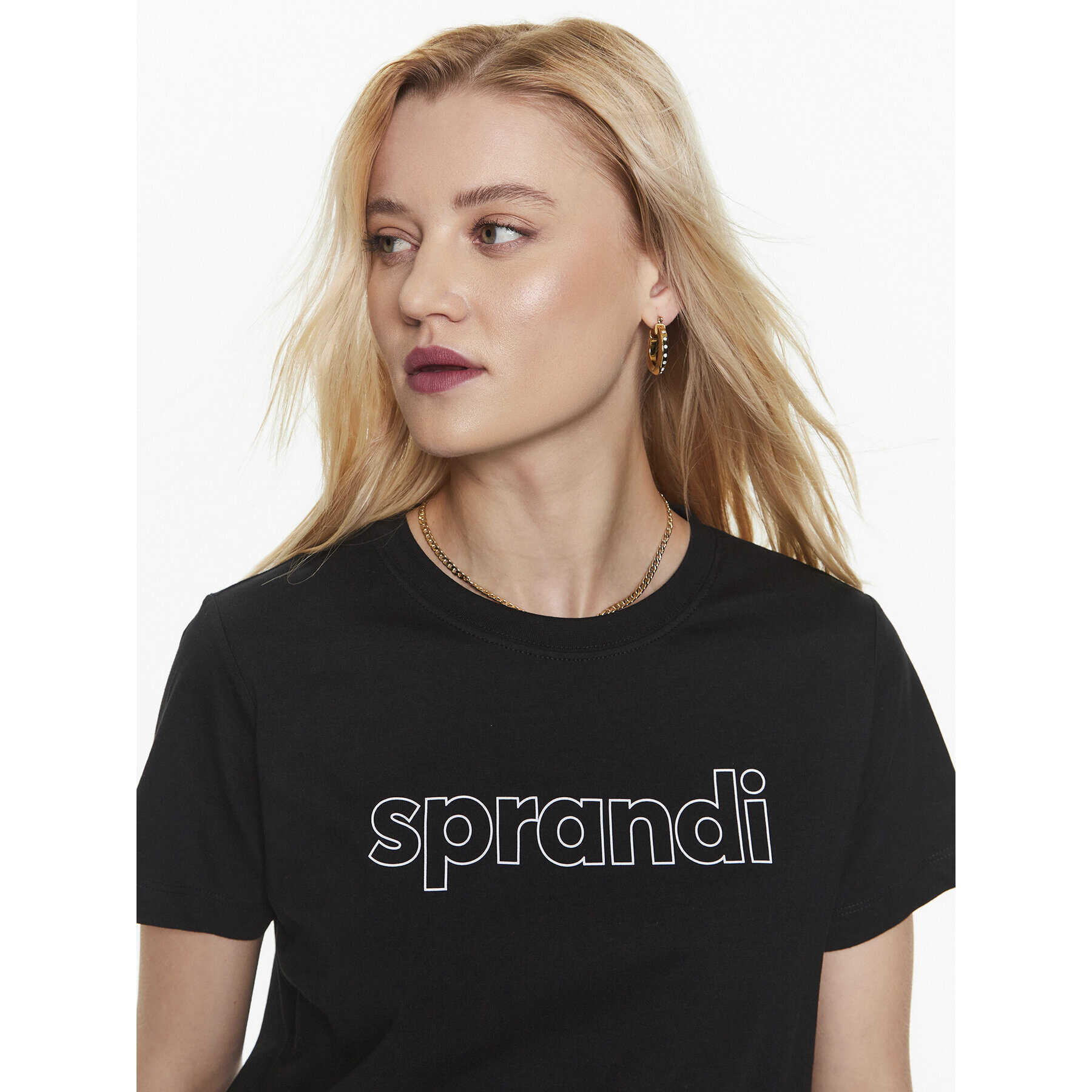 Sprandi T-Shirt SP3-TSD032 Černá Relaxed Fit - Pepit.cz