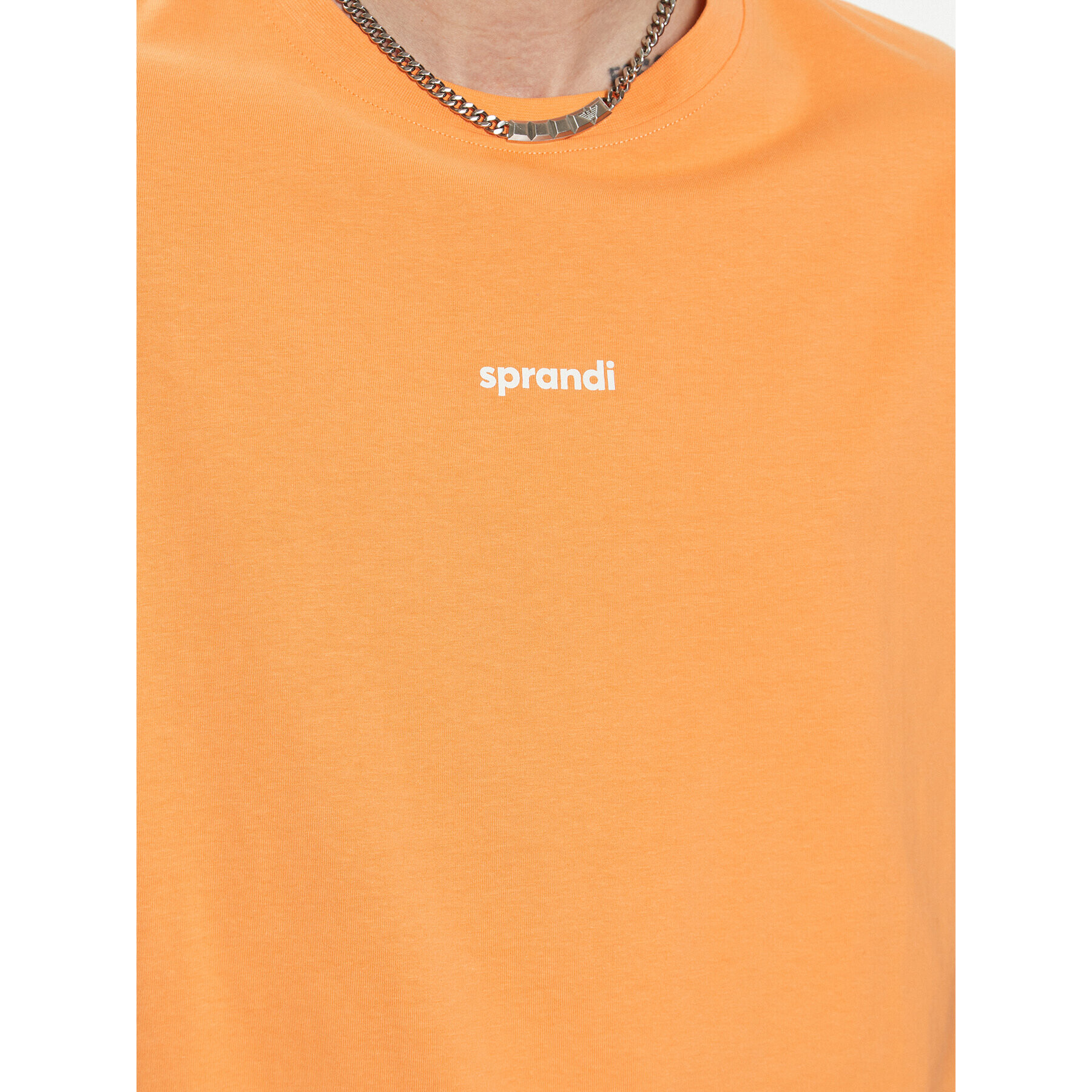 Sprandi T-Shirt SP3-TSM005 Oranžová Regular Fit - Pepit.cz