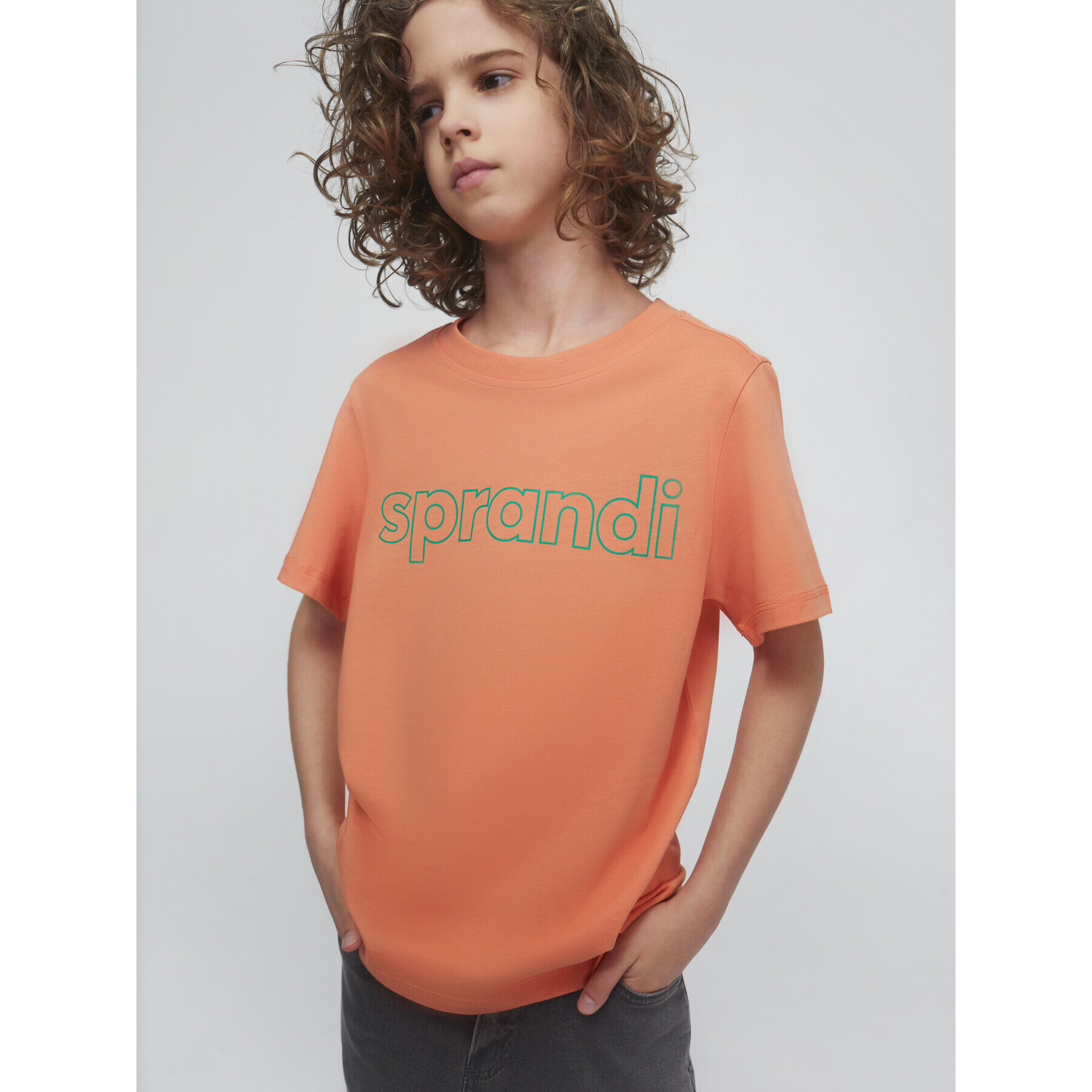 Sprandi T-Shirt SS21-TSB003 Oranžová Regular Fit - Pepit.cz