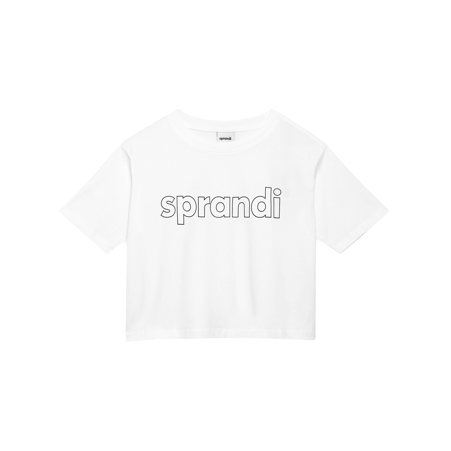 Sprandi T-Shirt SS21-TSD001 Bílá Cropp Fit - Pepit.cz