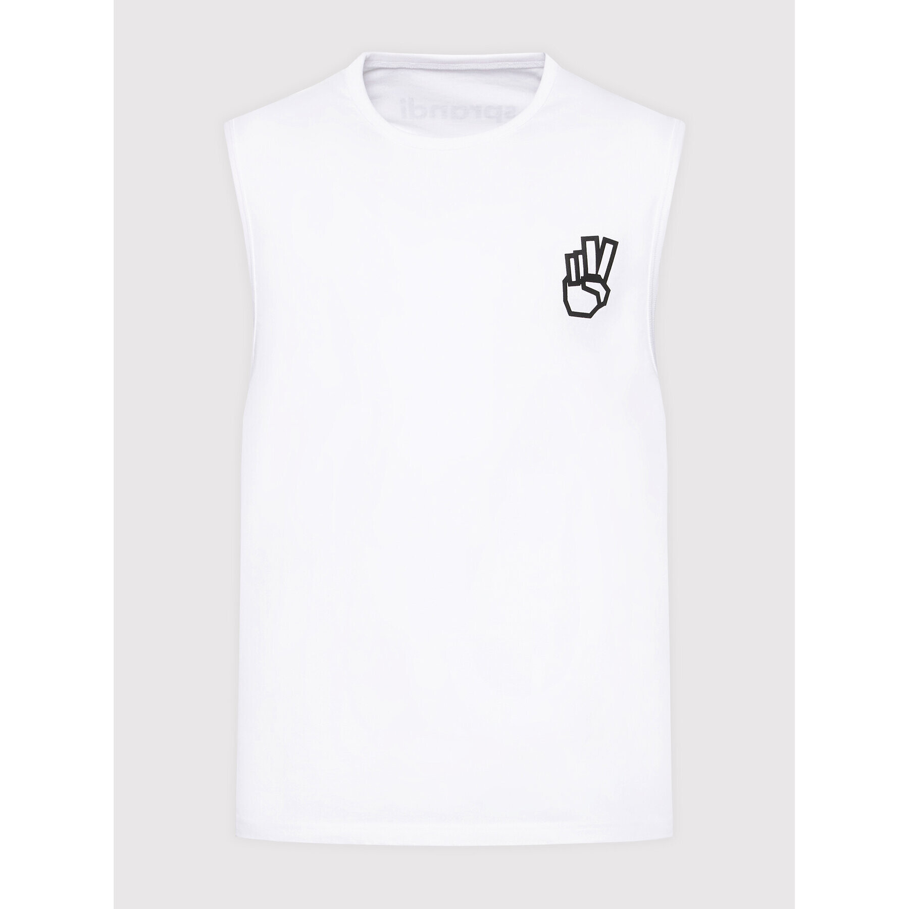 Sprandi Tank top SP22-TPM200 Bílá Regular Fit - Pepit.cz