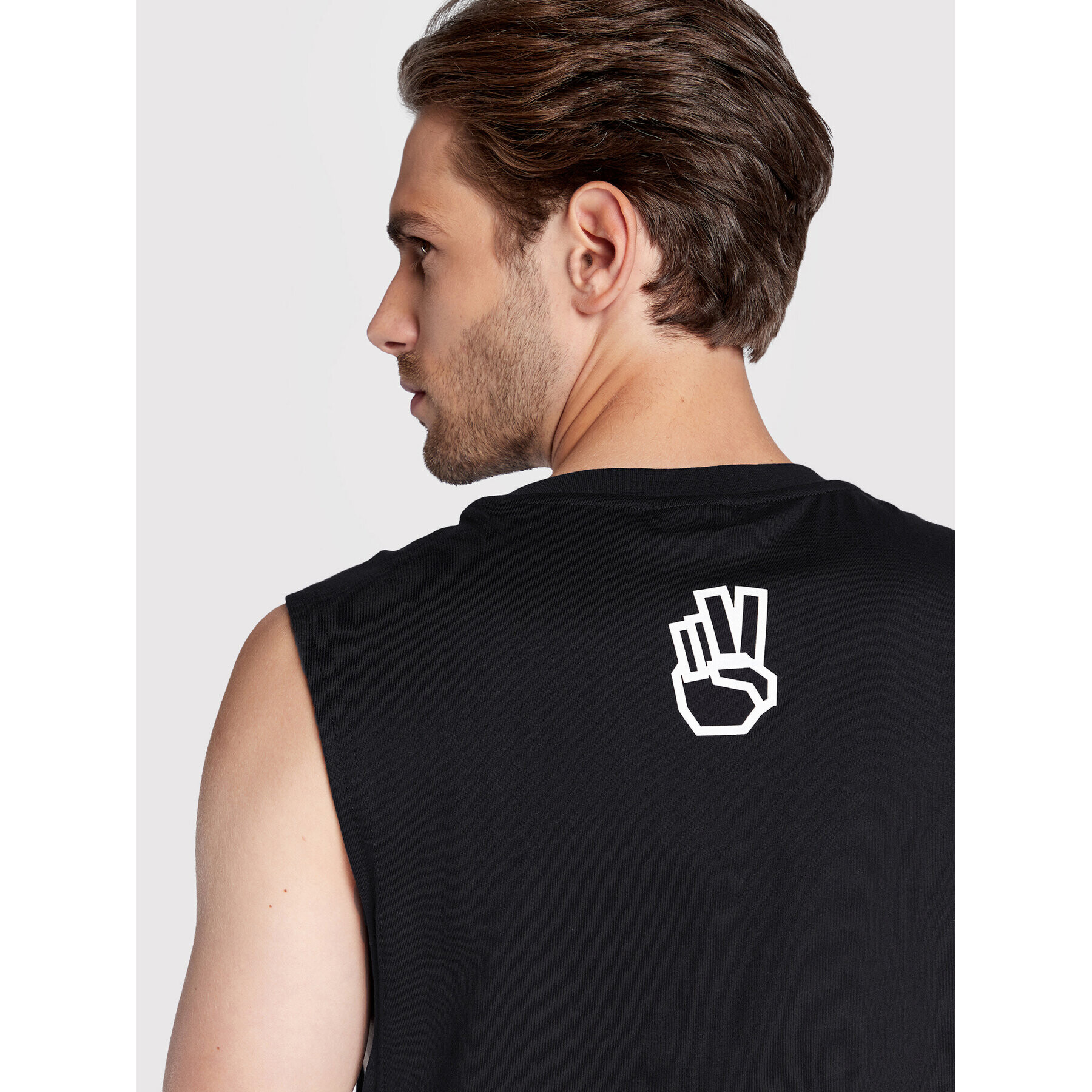 Sprandi Tank top SP22-TPM201 Černá Regular Fit - Pepit.cz