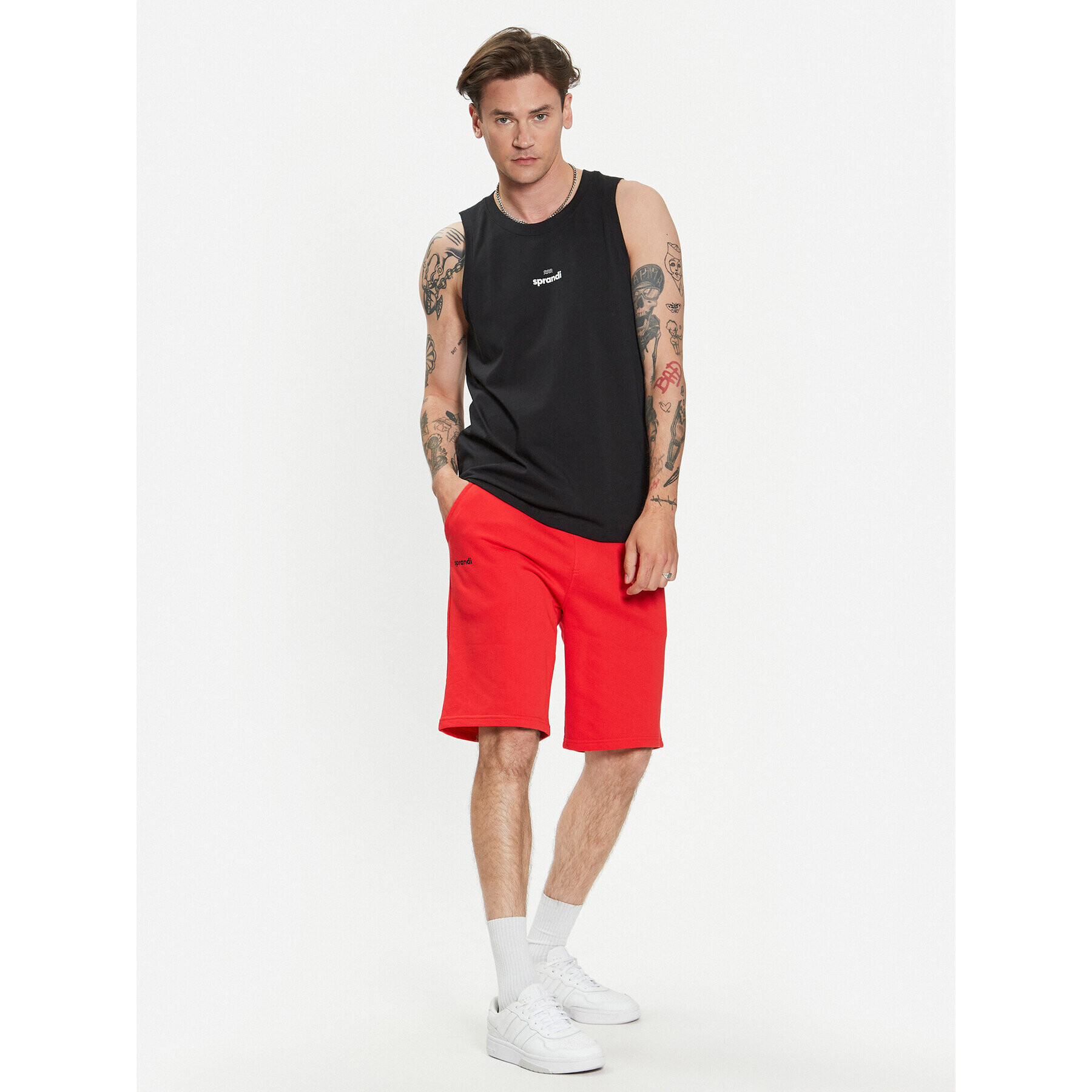 Sprandi Tank top SP3-TPM002 Černá Regular Fit - Pepit.cz