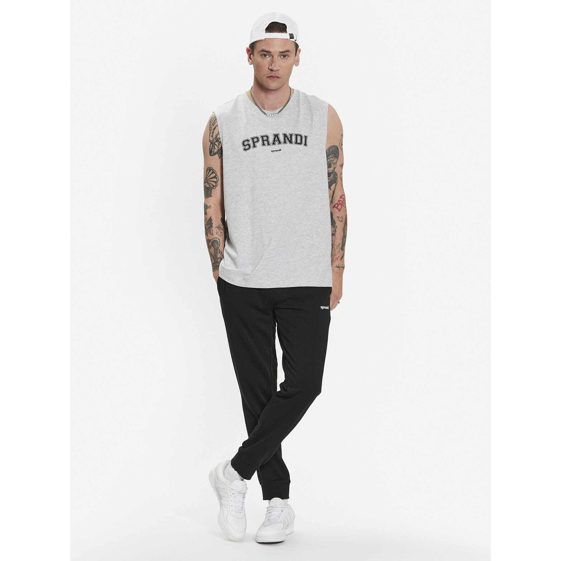 Sprandi Tank top SP3-TPM010 Šedá Regular Fit - Pepit.cz