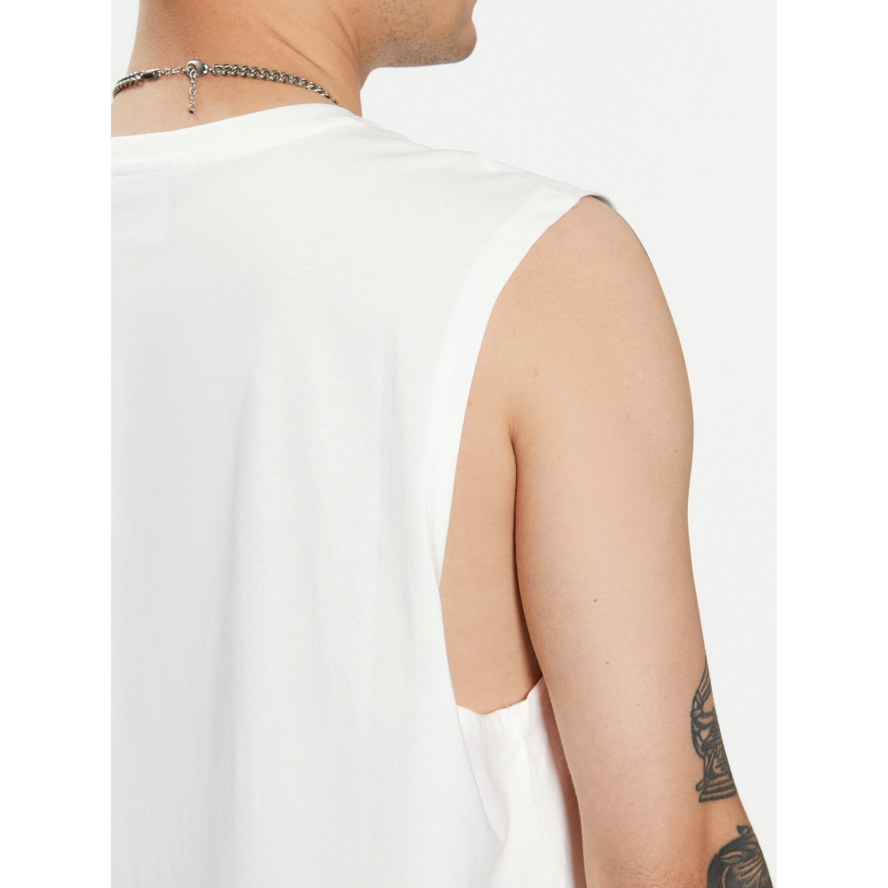 Sprandi Tank top SP3-TPM011 Bílá Regular Fit - Pepit.cz