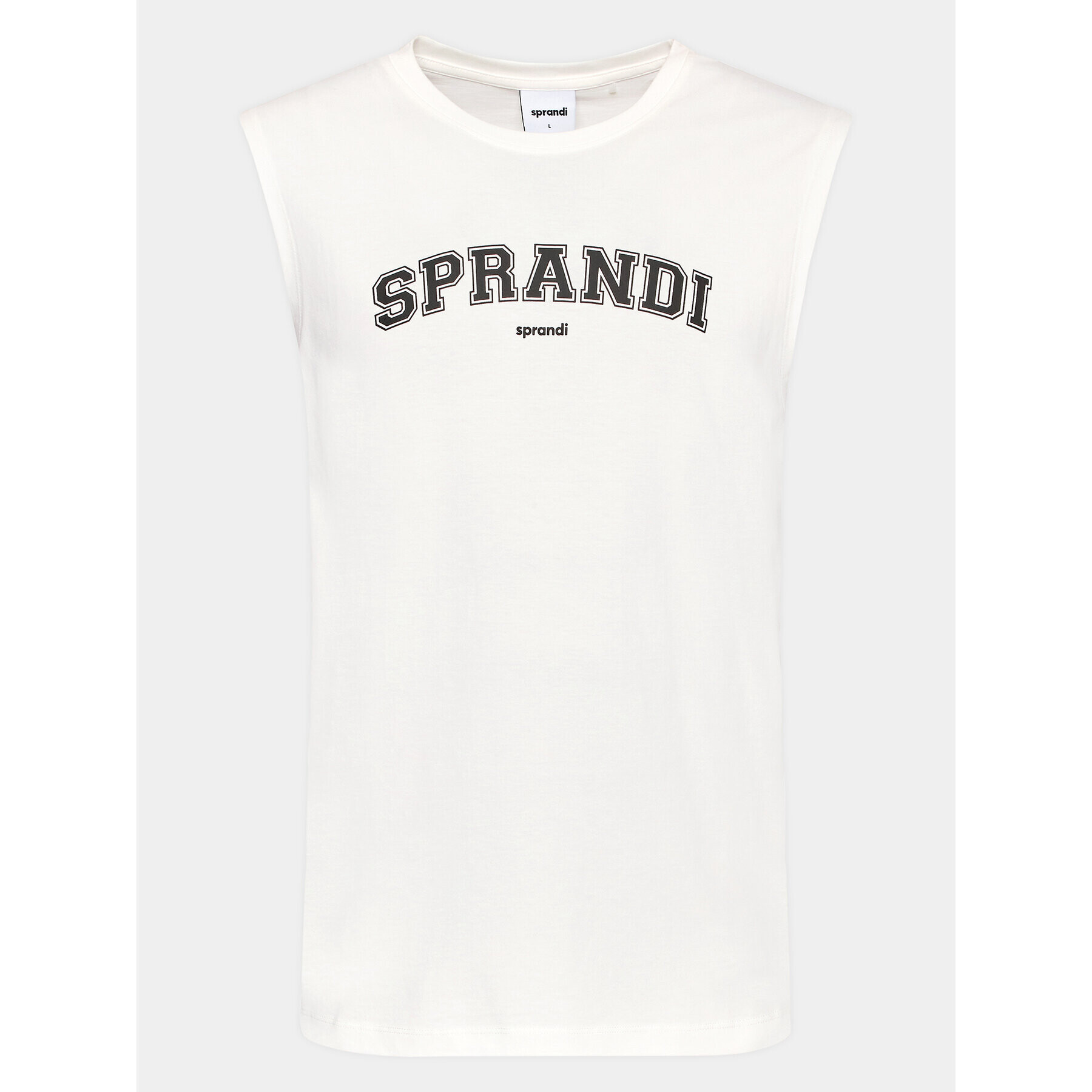 Sprandi Tank top SP3-TPM011 Bílá Regular Fit - Pepit.cz