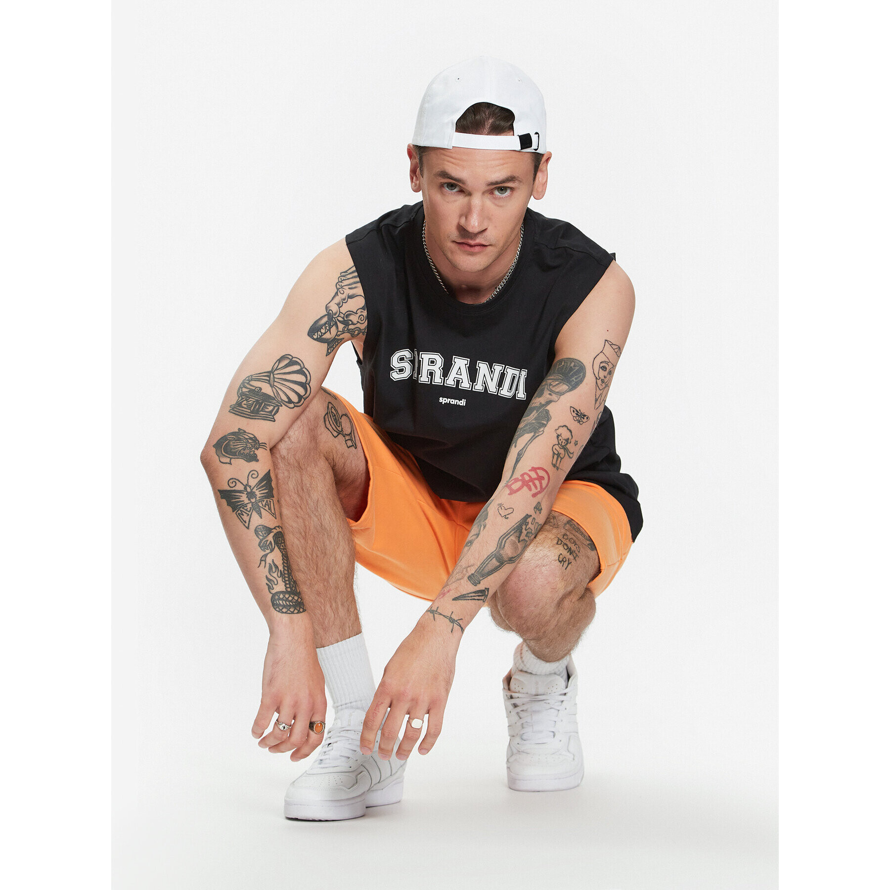 Sprandi Tank top SP3-TPM012 Černá Regular Fit - Pepit.cz