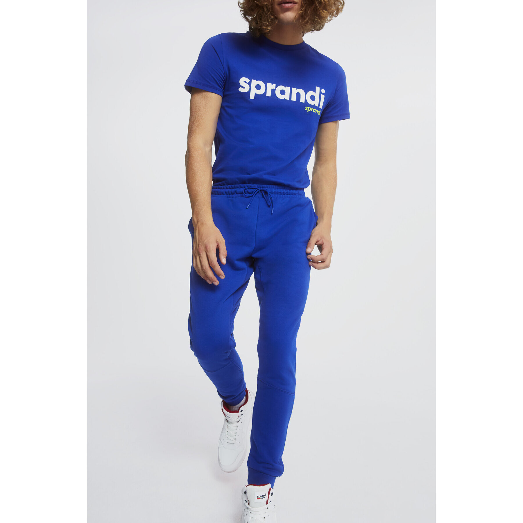 Sprandi Teplákové kalhoty AW21-SJM007 Modrá Regular Fit - Pepit.cz