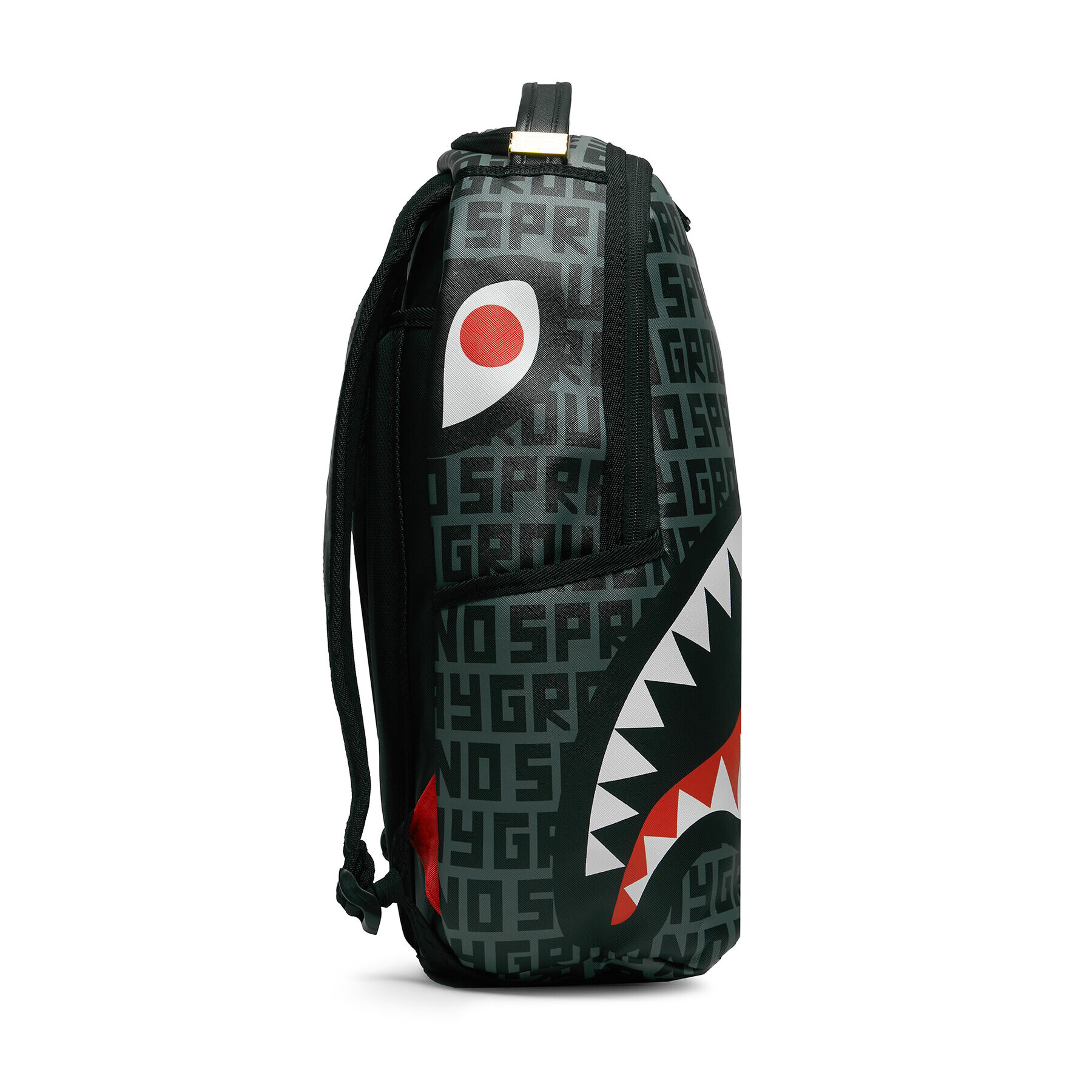 SPRAYGROUND Batoh Split Infinity Check In Grey 910B5472NSZ Černá - Pepit.cz