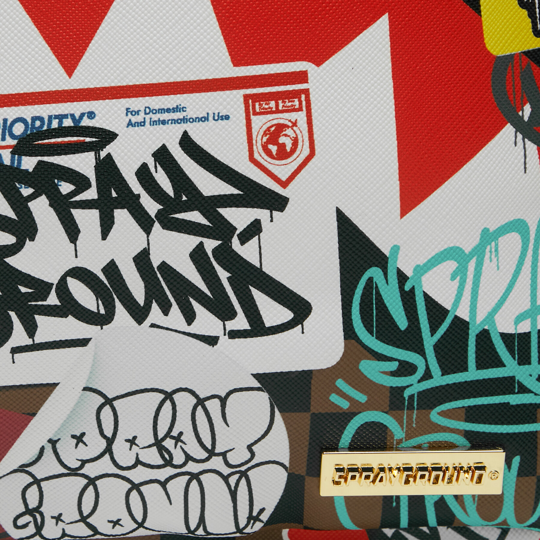 SPRAYGROUND Batoh Tagged Up Sharks In Paris 910B5119NSZ Barevná - Pepit.cz