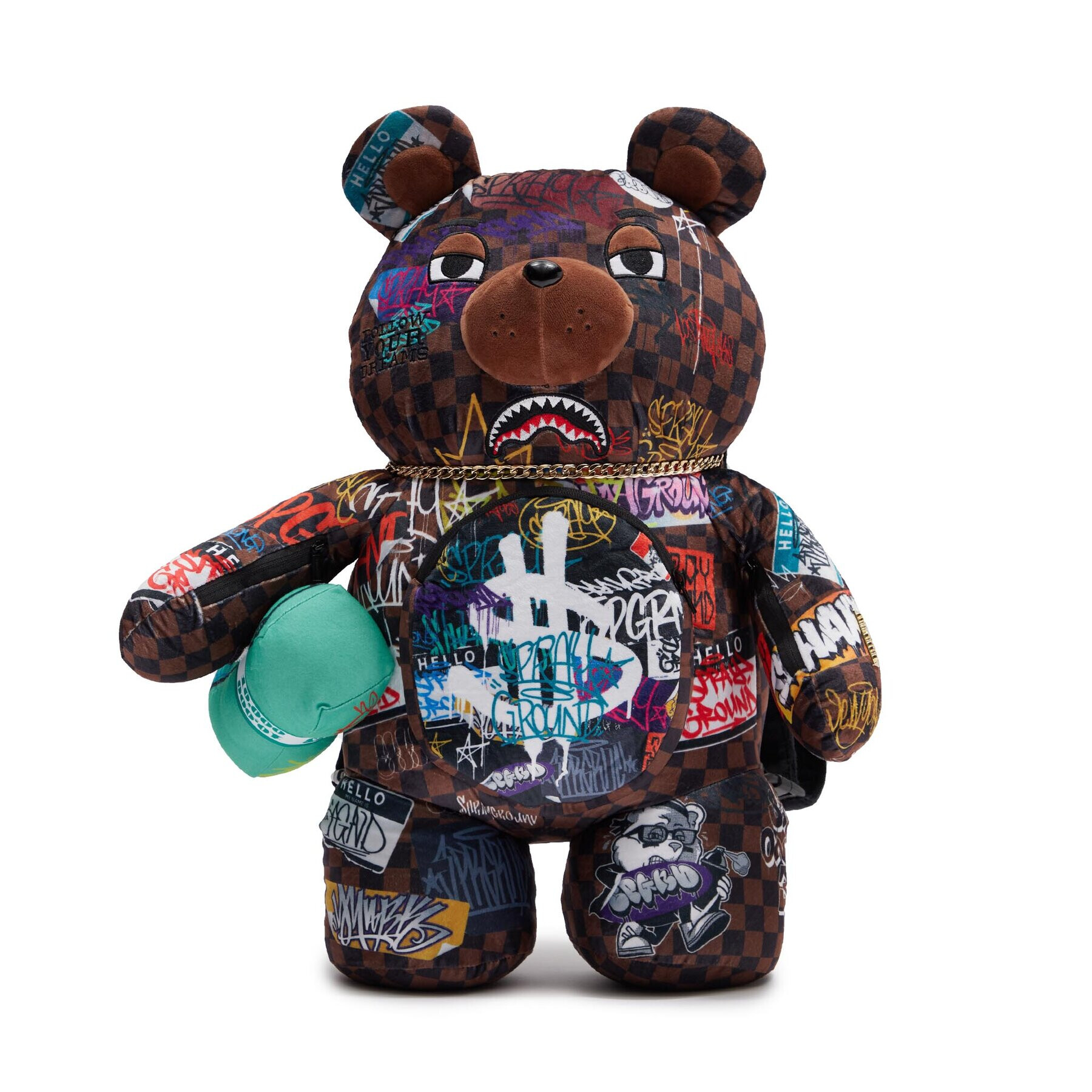 SPRAYGROUND Batoh Tagged Up Sip Bear 910B5510NSZ Barevná - Pepit.cz