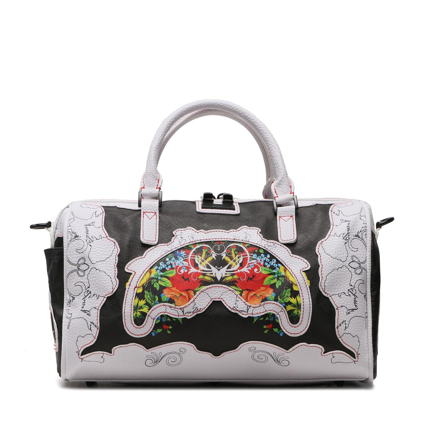 SPRAYGROUND Kabelka The Floral Cut Mini Duffle 910D4276NSZ Černá - Pepit.cz