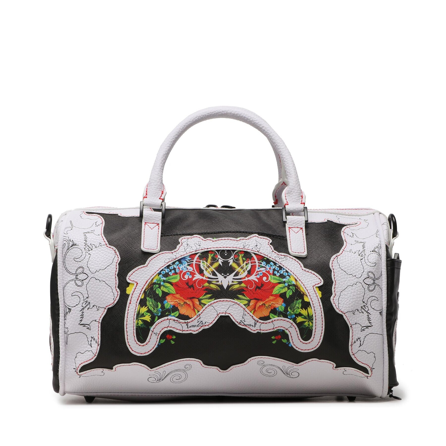 SPRAYGROUND Kabelka The Floral Cut Mini Duffle 910D4276NSZ Černá - Pepit.cz