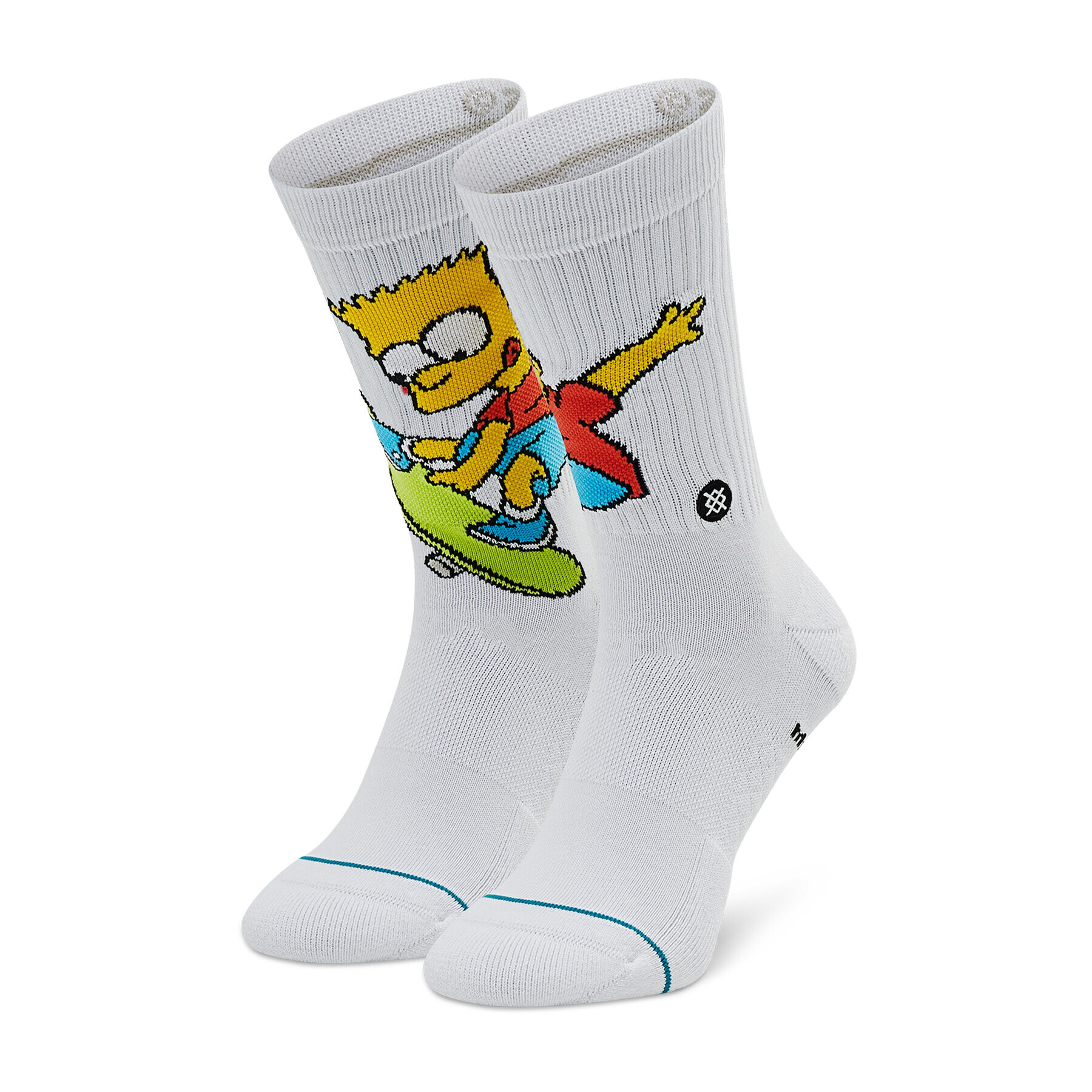 Stance Pánské klasické ponožky Bart Simpson A556A22BAR Bílá - Pepit.cz