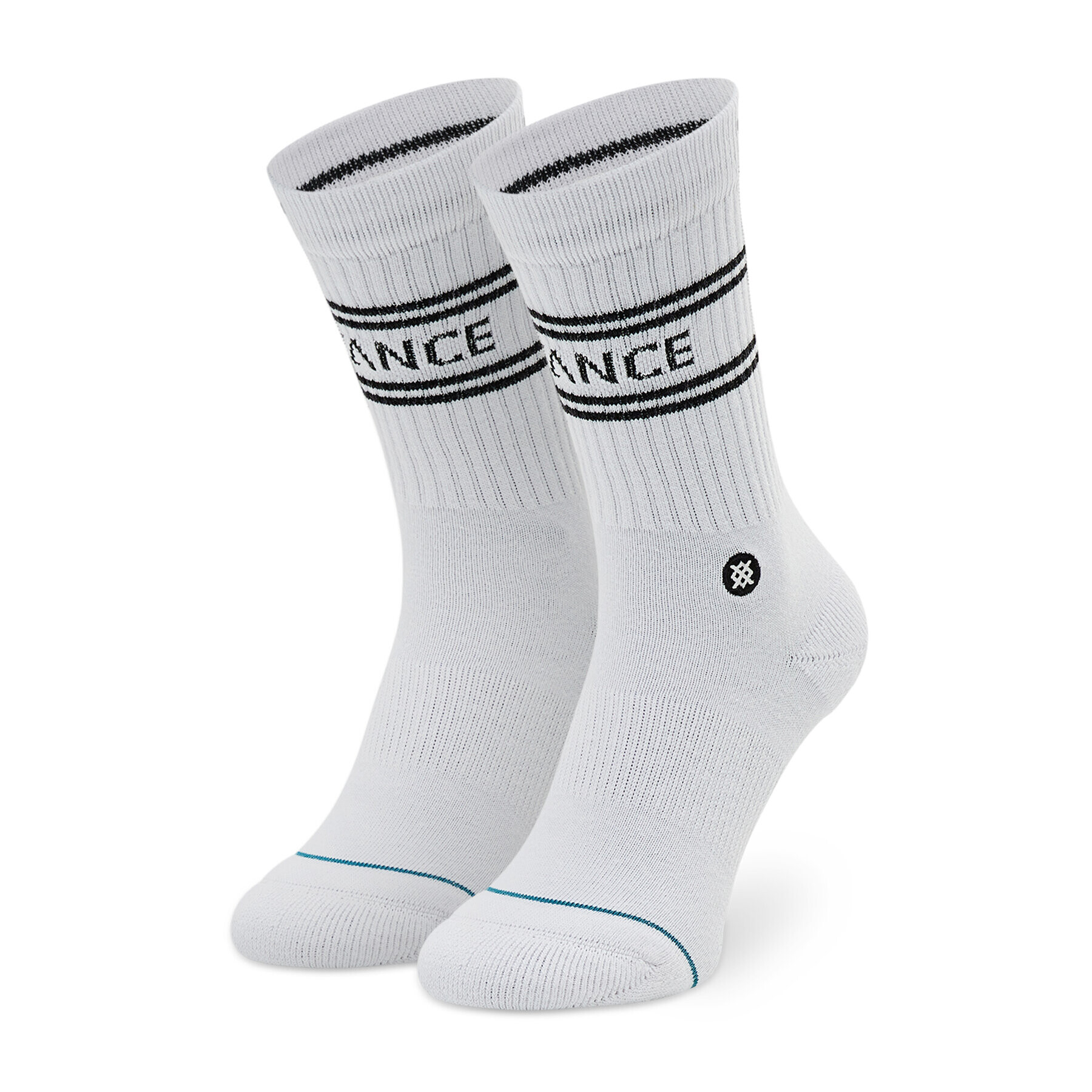 Stance Sada 3 párů vysokých ponožek unisex Basic 3 Pack Crew A556D20SRO Bílá - Pepit.cz