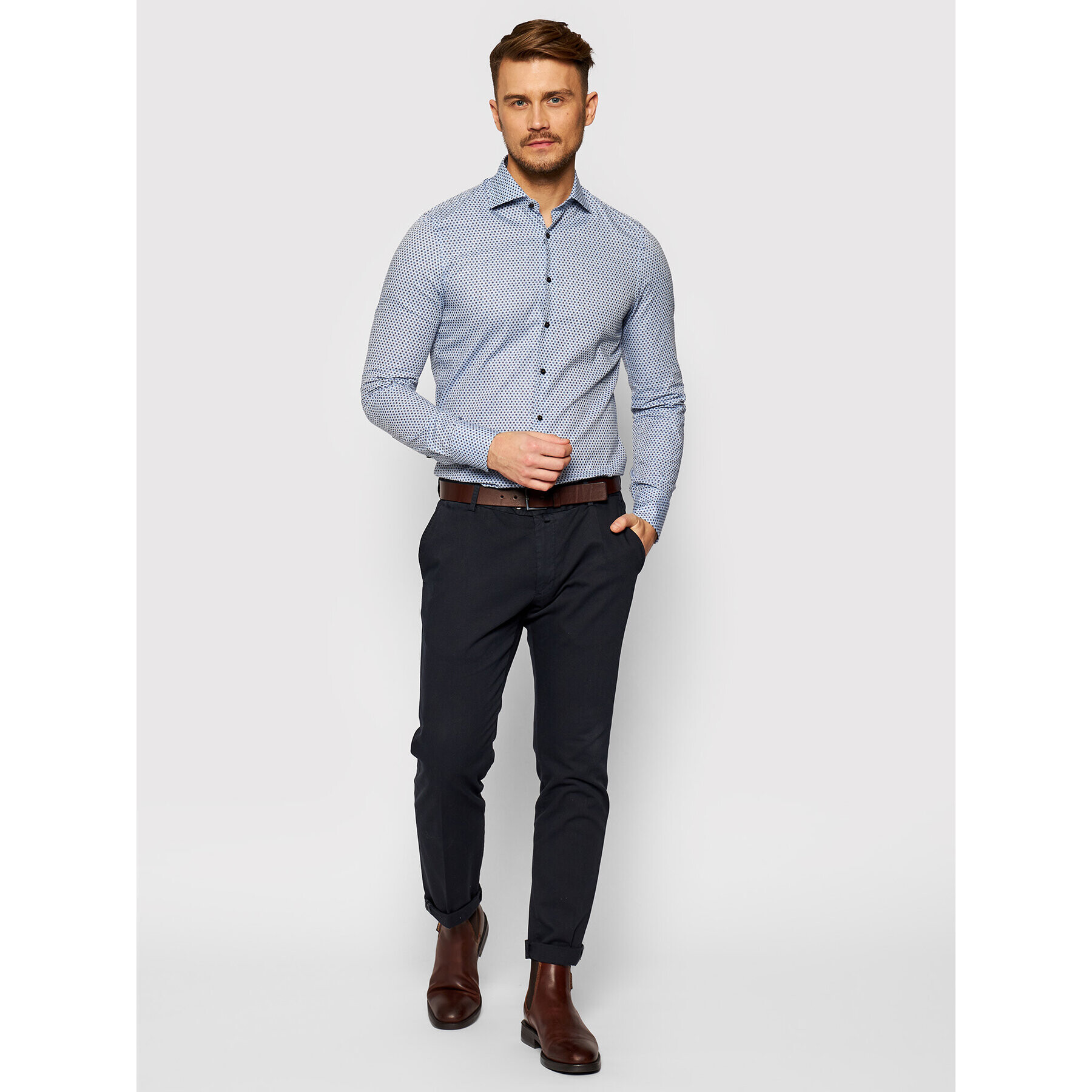 Stenströms Košile 7 129 018 049 Modrá Slim Fit - Pepit.cz