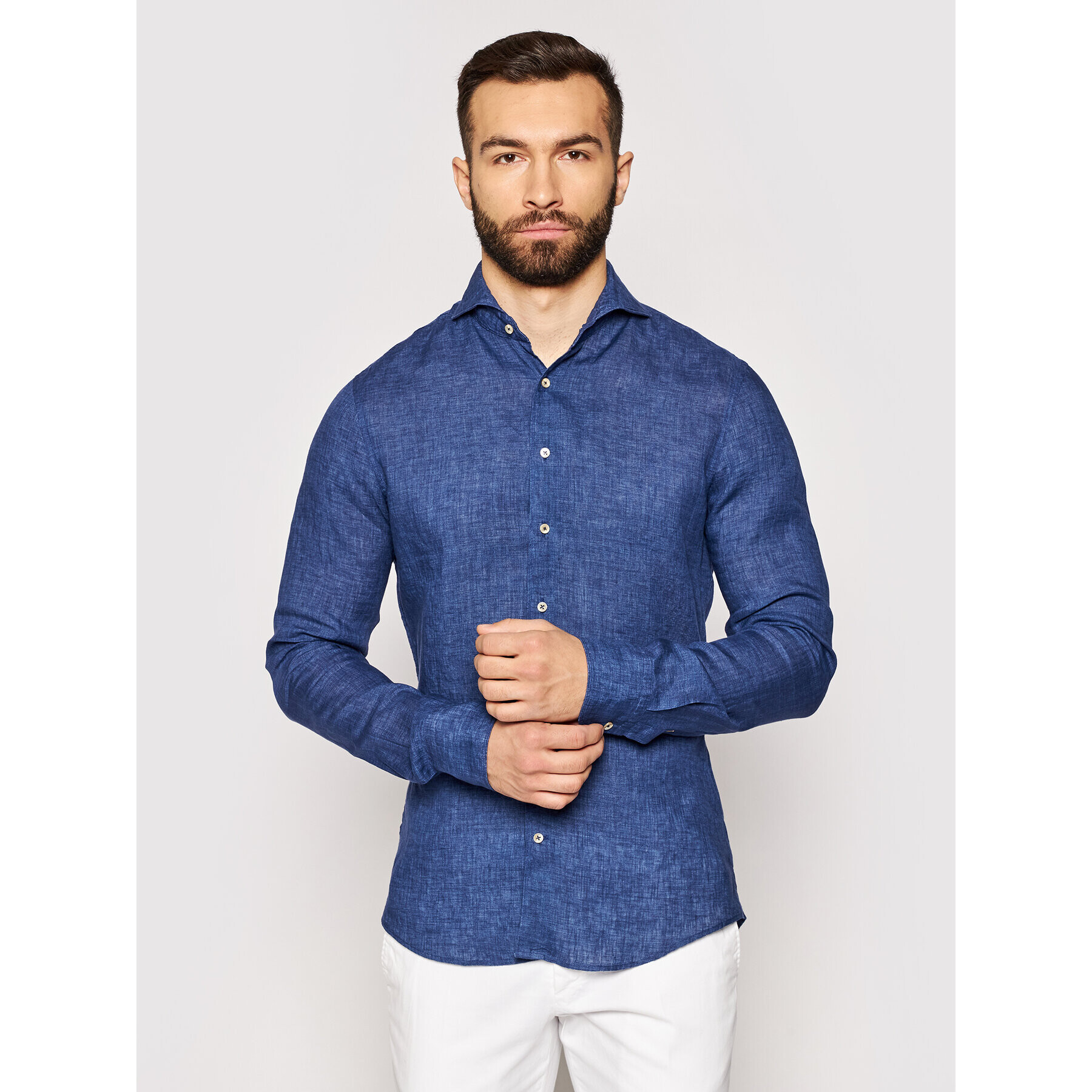 Stenströms Košile 775221 7970 Tmavomodrá Slim Fit - Pepit.cz