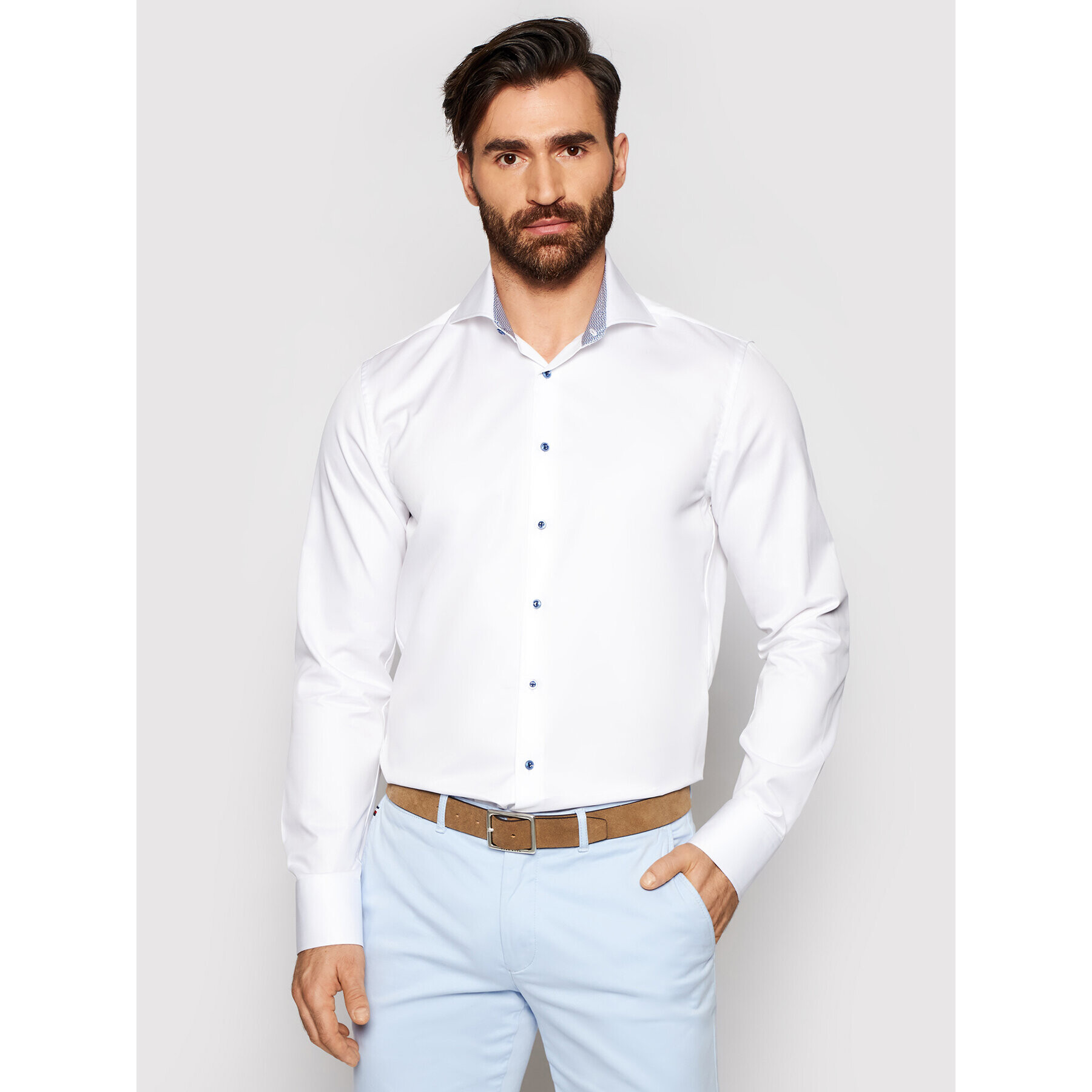 Stenströms Košile 784111 2379 Bílá Slim Fit - Pepit.cz