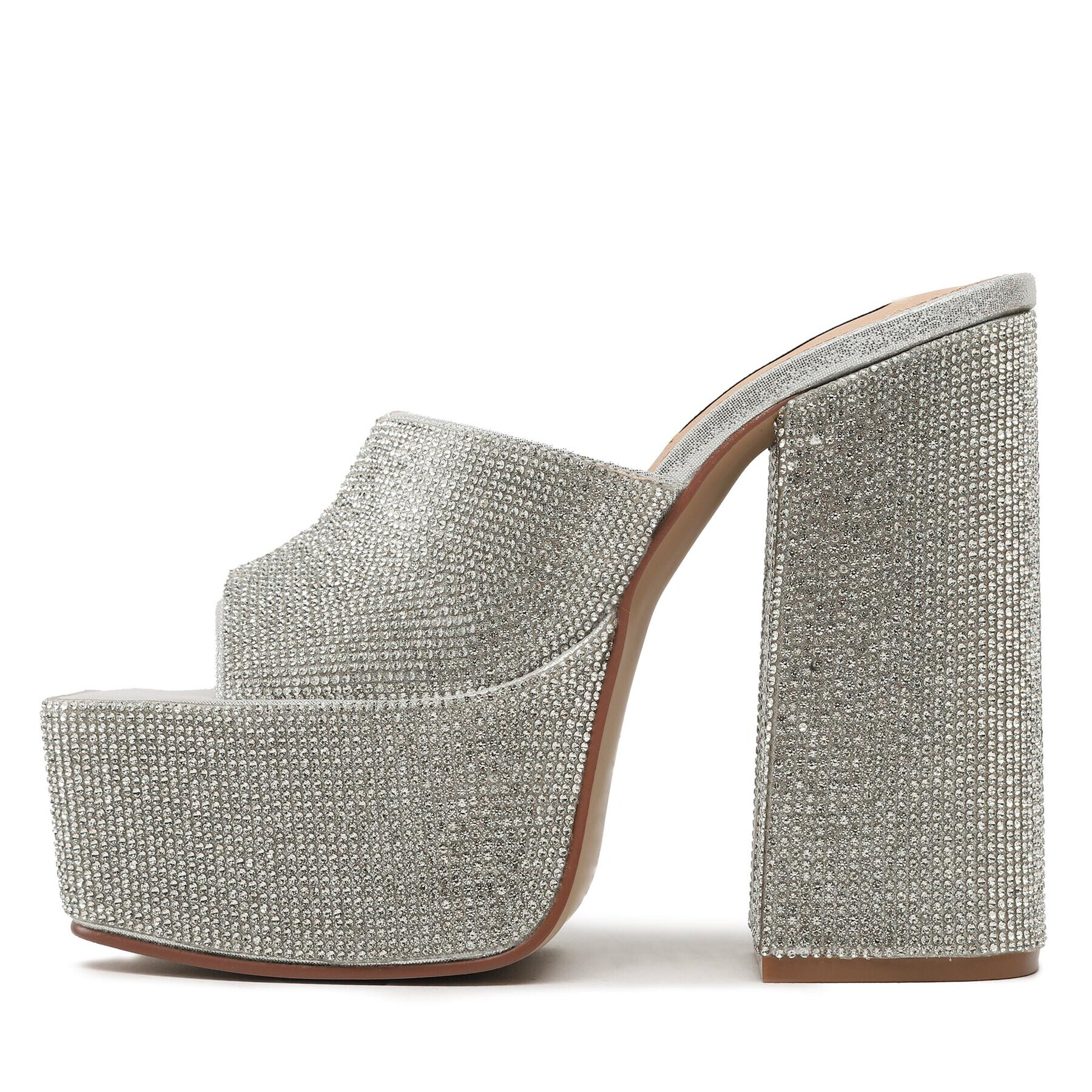 Steve Madden Nazouváky Trixie-R SM11002263-998 Stříbrná - Pepit.cz