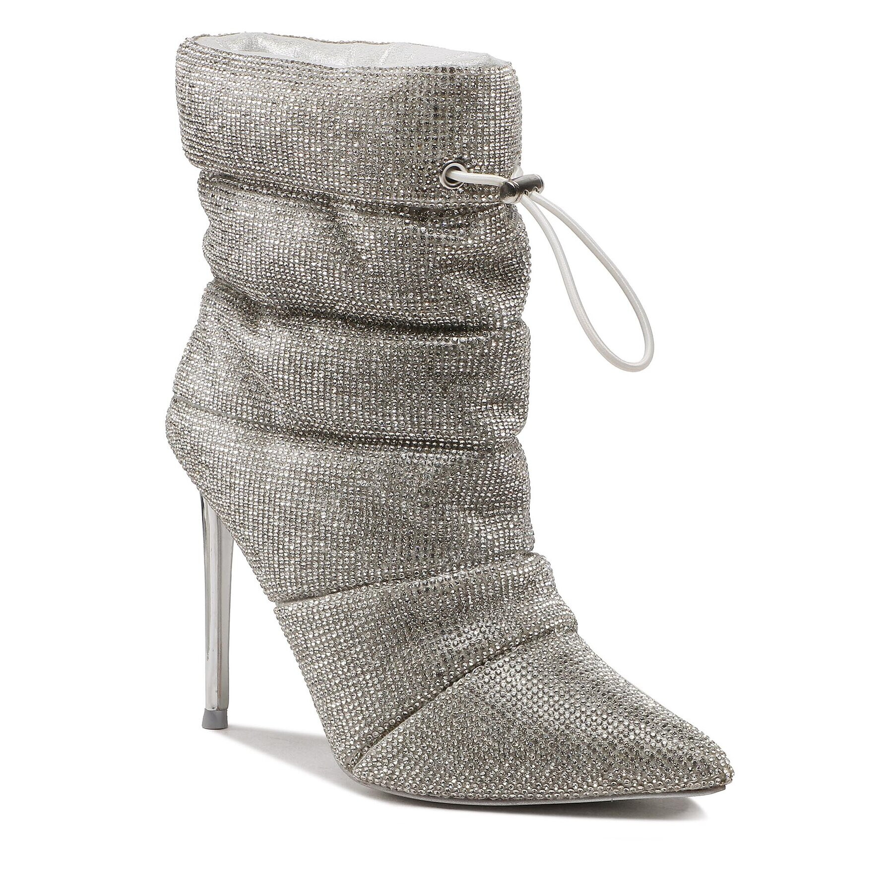 Steve Madden Polokozačky Cloak-R SM11002189-02003-998 Stříbrná - Pepit.cz