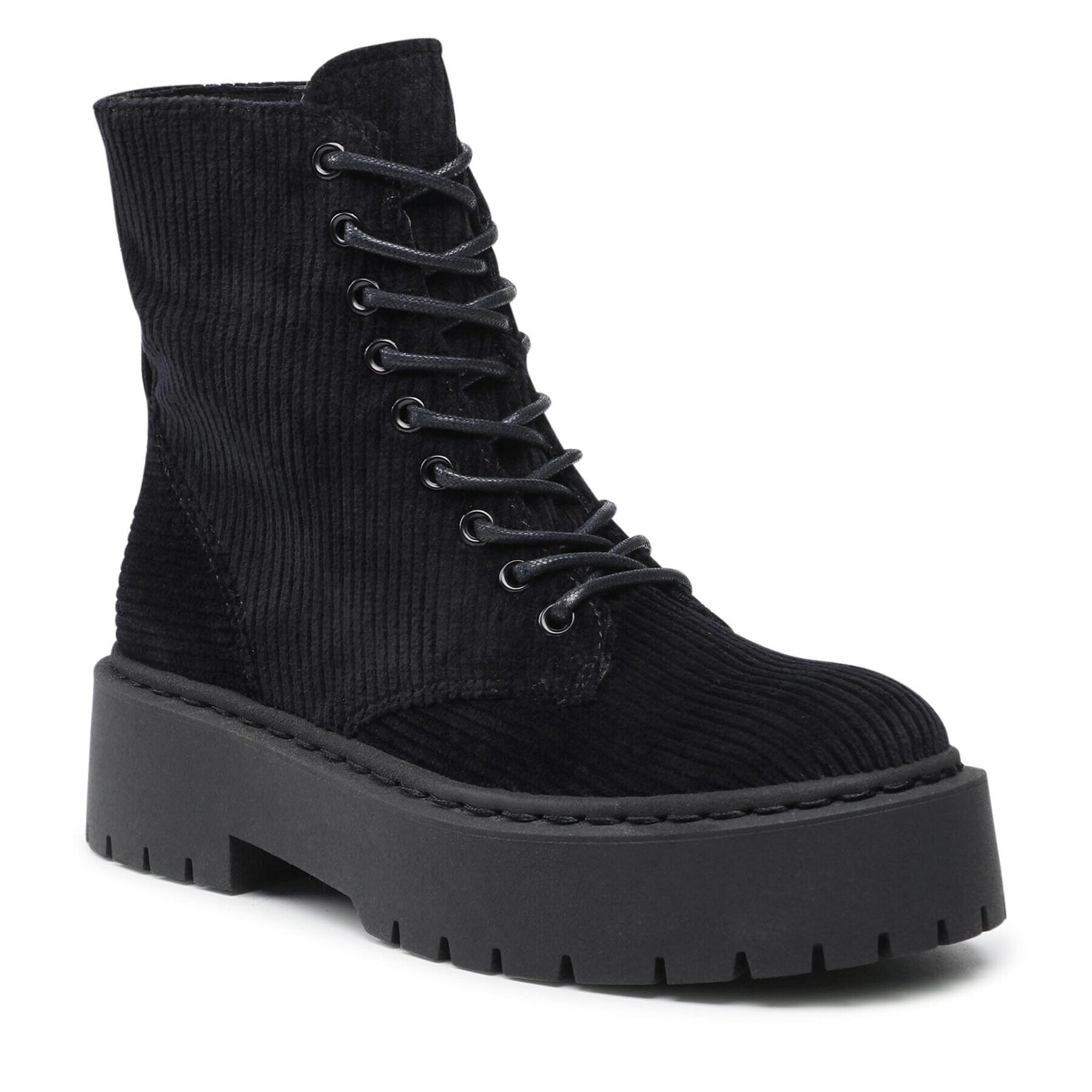 Steve Madden Polokozačky Skylar SM11001184-04004-019 Černá - Pepit.cz