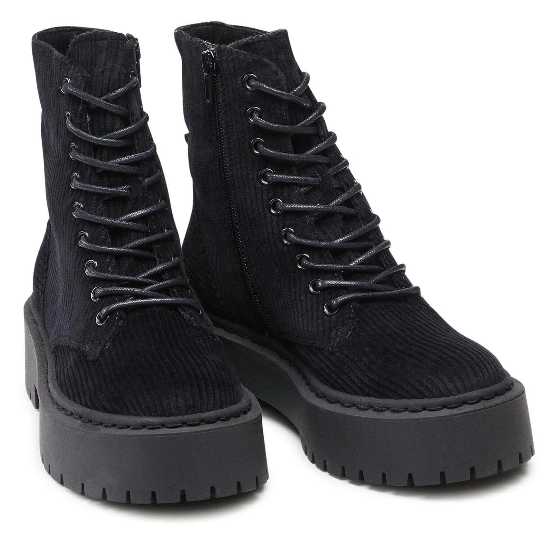 Steve Madden Polokozačky Skylar SM11001184-04004-019 Černá - Pepit.cz