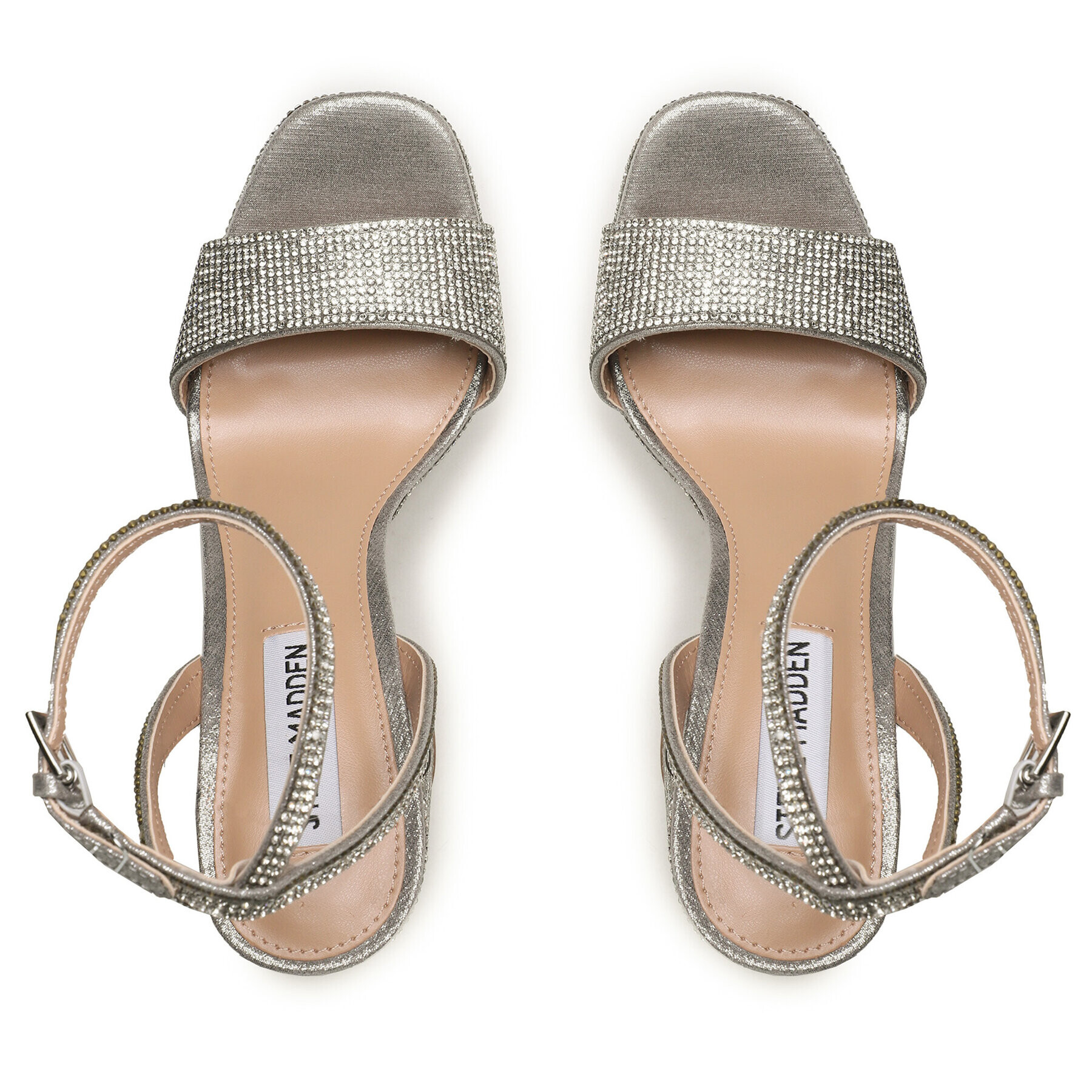 Steve Madden Sandály Lessa-R SM11002394-998 Stříbrná - Pepit.cz