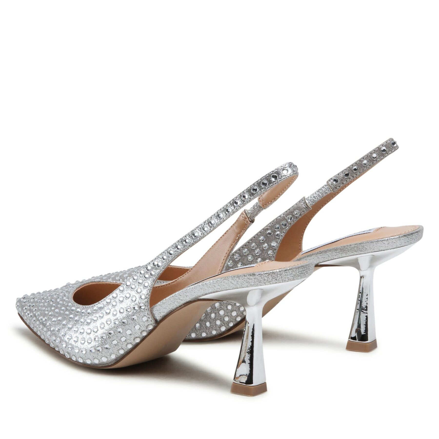 Steve Madden Sandály Lustrous-R SM11002153-02003-751 Stříbrná - Pepit.cz