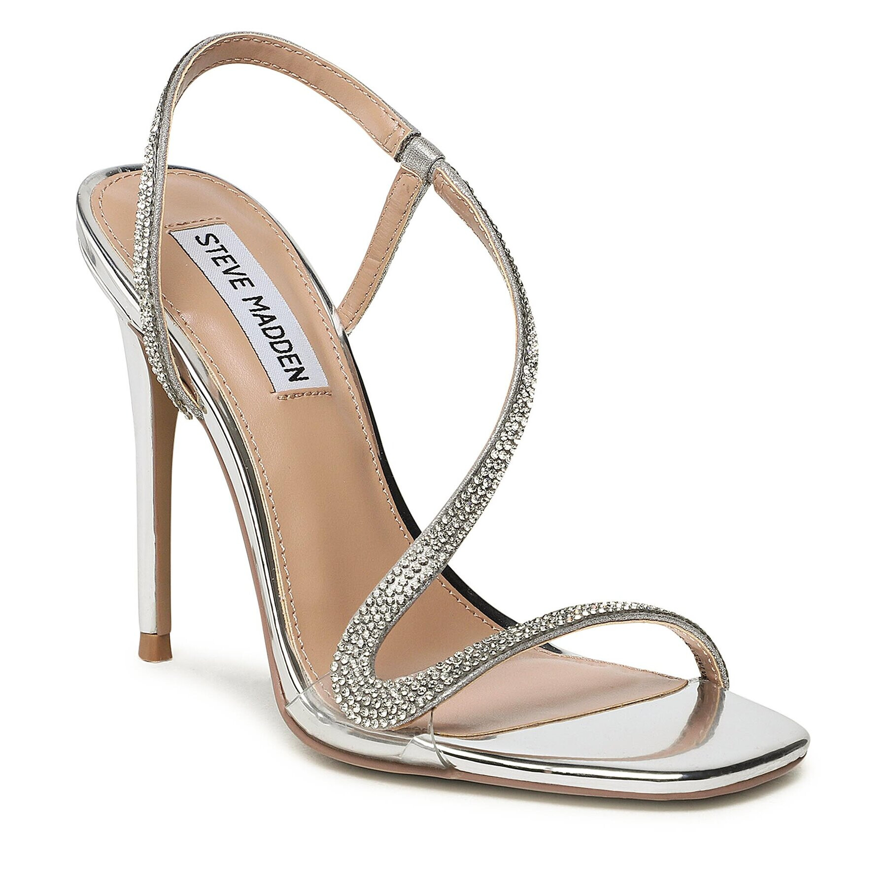 Steve Madden Sandály Novelize-R SM11002569-998 Stříbrná - Pepit.cz