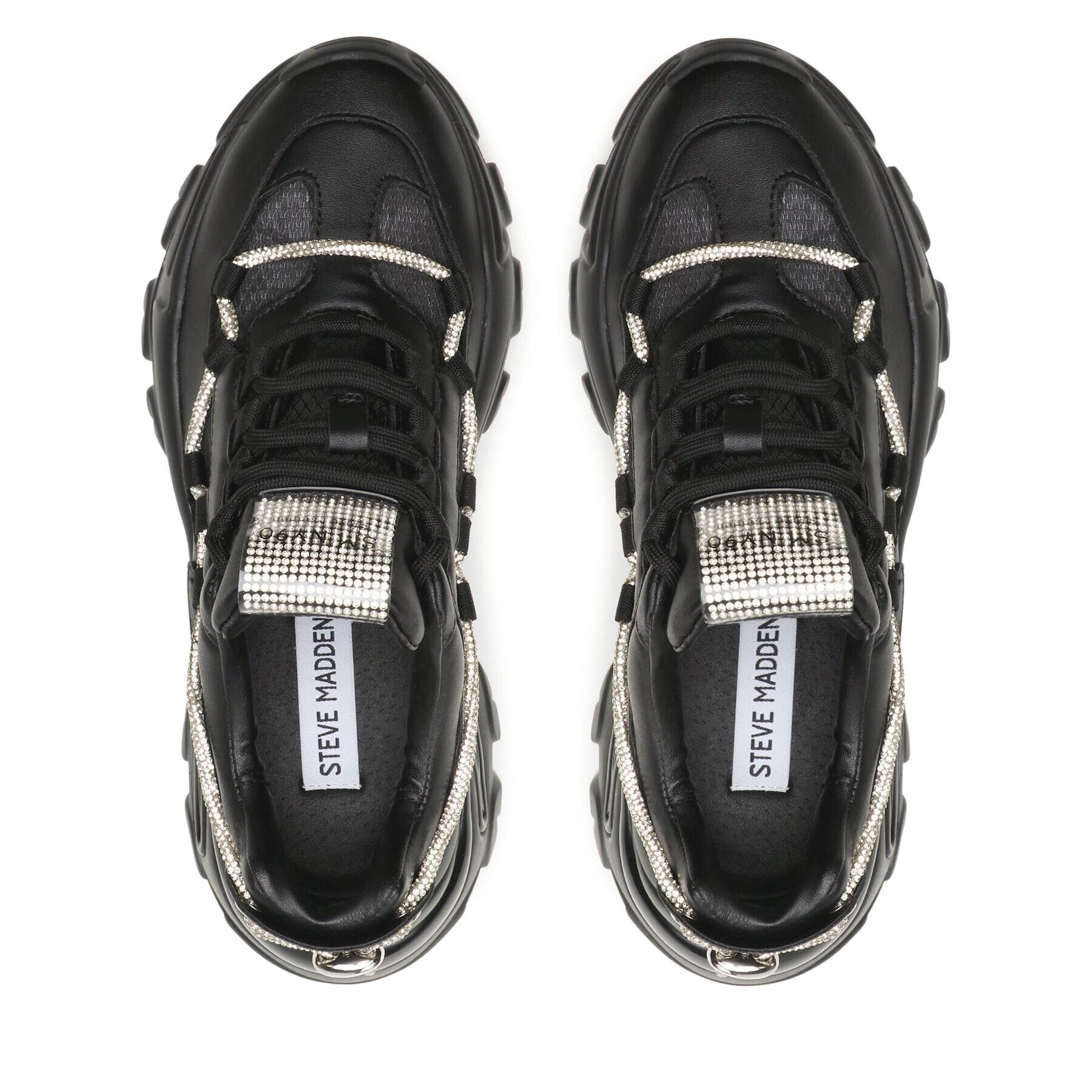 Steve Madden Sneakersy Miracles Sneaker SM11002303 SM11002303-010 Černá - Pepit.cz